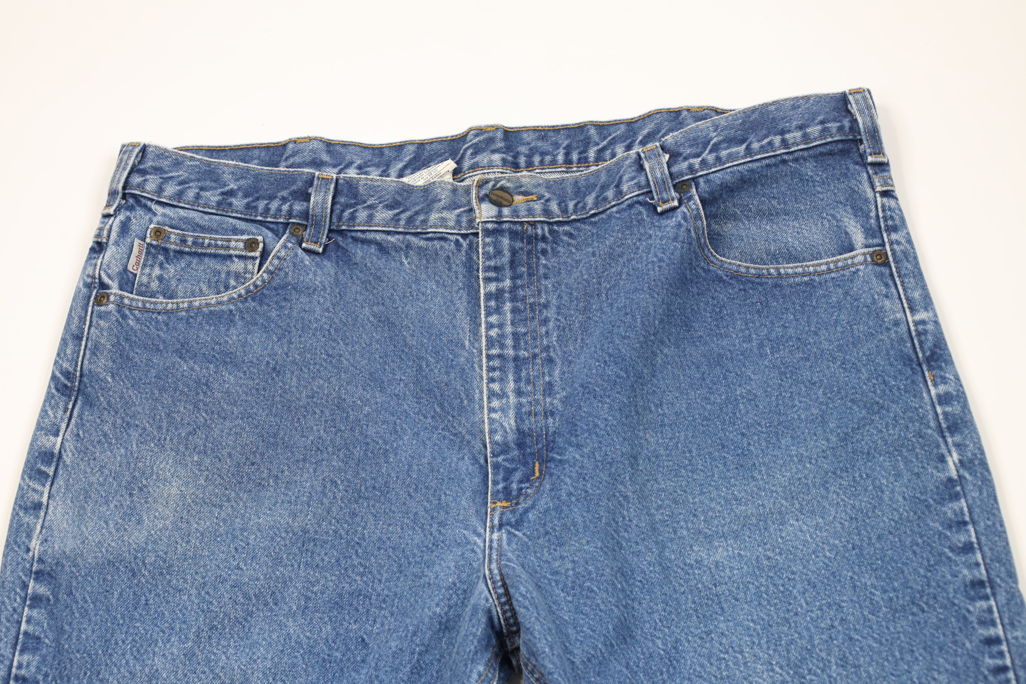 Carhartt Vintage Y2K Carhartt Spell Traditional Fit Denim Jeans Blue Size US 42 / EU 58 - 2 Thumbnail