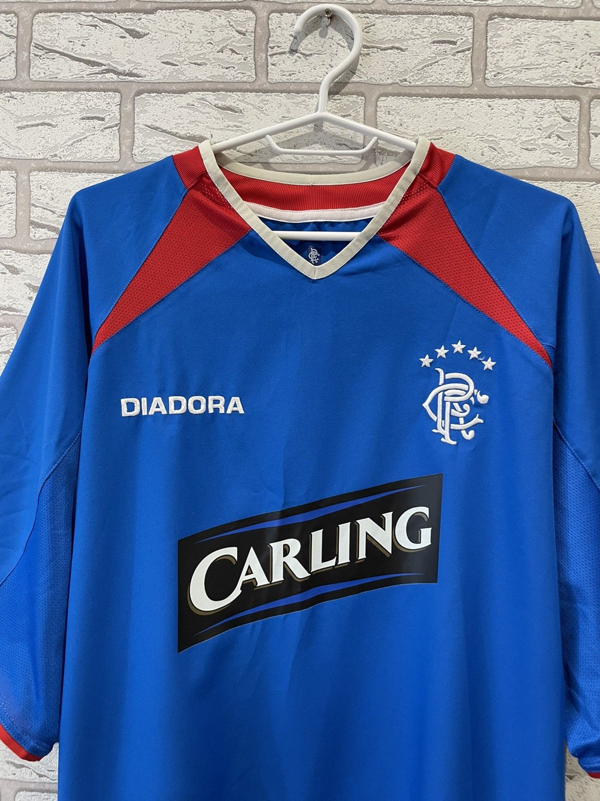 Vintage Rangers 2003-2005 Football Shirt Home Jersey Diadora Size XL Size US XL / EU 56 / 4 - 3 Thumbnail