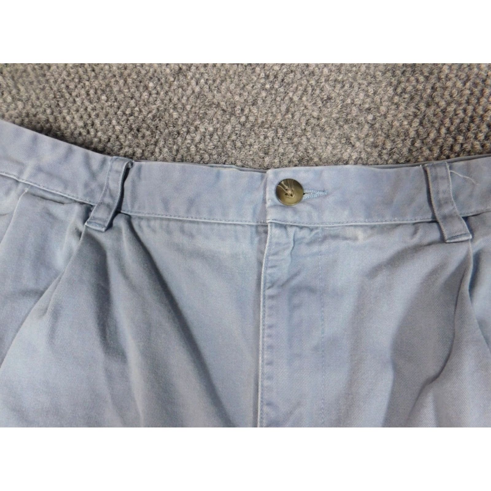 Izod IZOD Mens Shorts 36 blue straight chino classic (Regular) Size US 36 / EU 52 - 4 Thumbnail