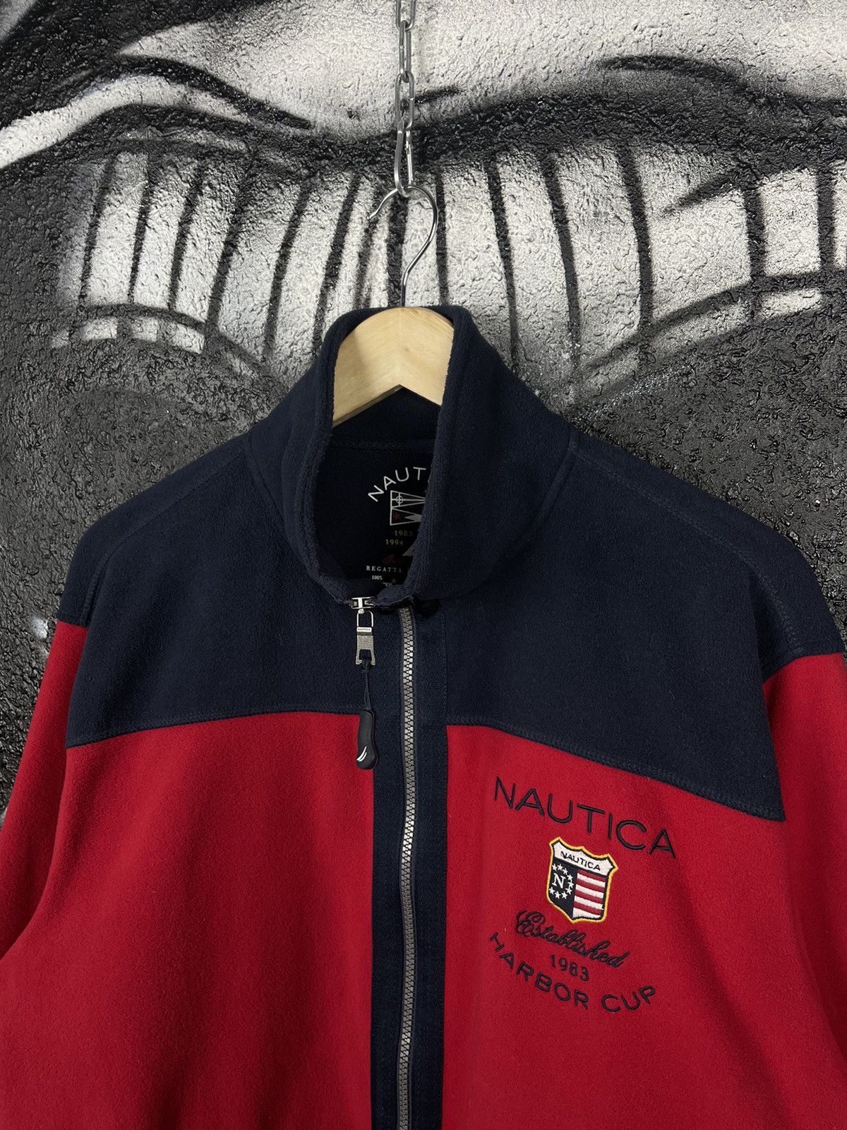 Nautica Nautica Established Harbor Cup Full Zip Fleece Jacket Size M Size US M / EU 48-50 / 2 - 2 Thumbnail