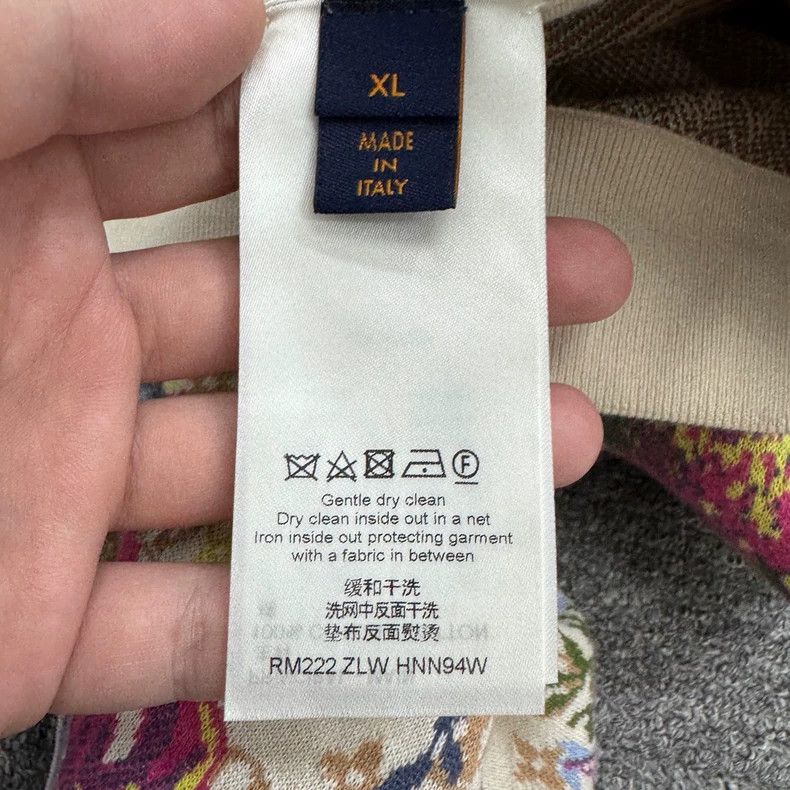 Louis Vuitton Louis Vuitton size xl Full-print presbyopic floral knit sho Size US 28 / EU 44 - 3 Thumbnail
