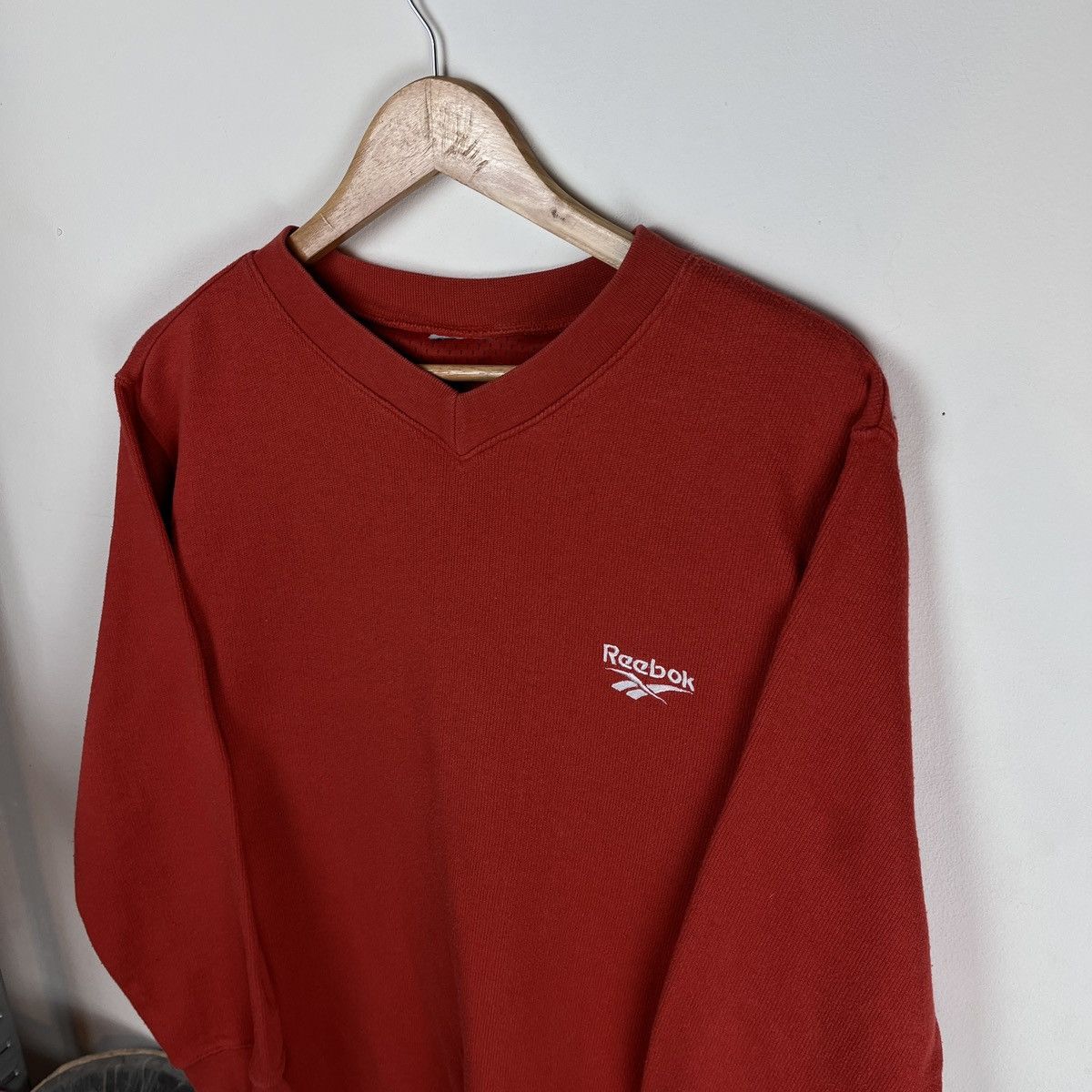 Reebok Vintage orange sweatshirt Reebok small logo y2k 90s Rap Size US M / EU 48-50 / 2 - 3 Thumbnail