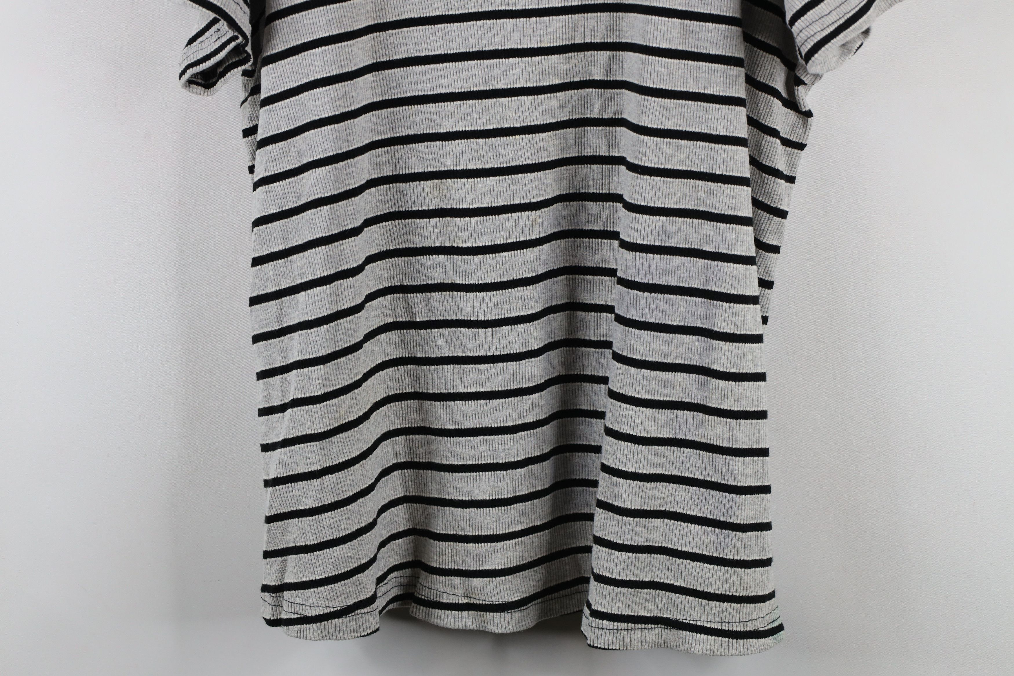 Vintage Vintage 90s Streetwear Ribbed Thermal Knit T-Shirt USA Size L / US 10 / IT 46 - 3 Thumbnail