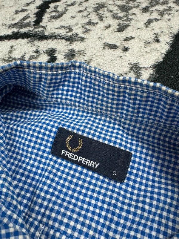 Fred Perry Fred Perry checkered shirt S logo blue Size US S / EU 44-46 / 1 - 5 Thumbnail