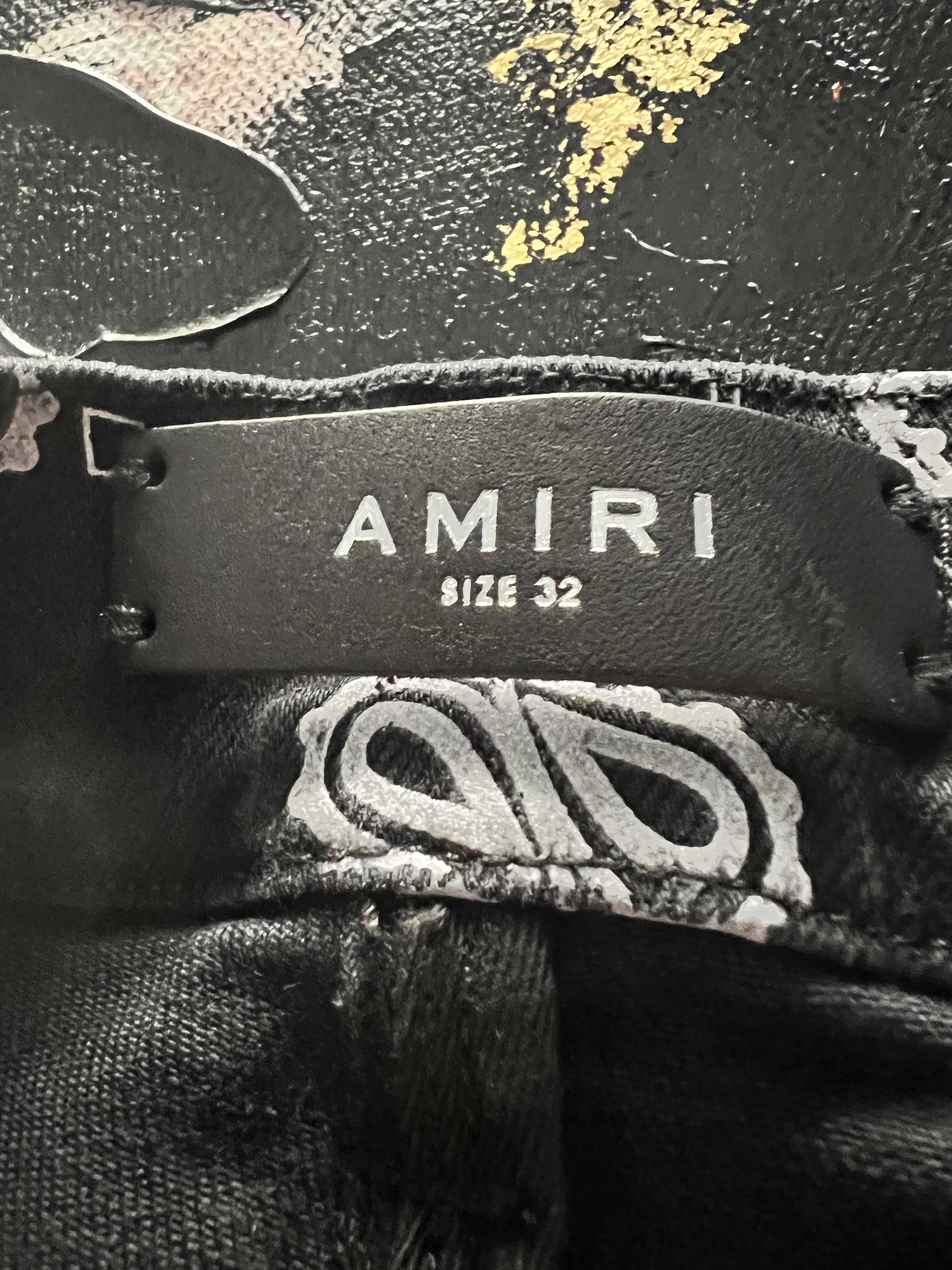 Amiri BNWT Black Flocked Paisley Bandana Size US 32 / EU 48 - 20 Thumbnail