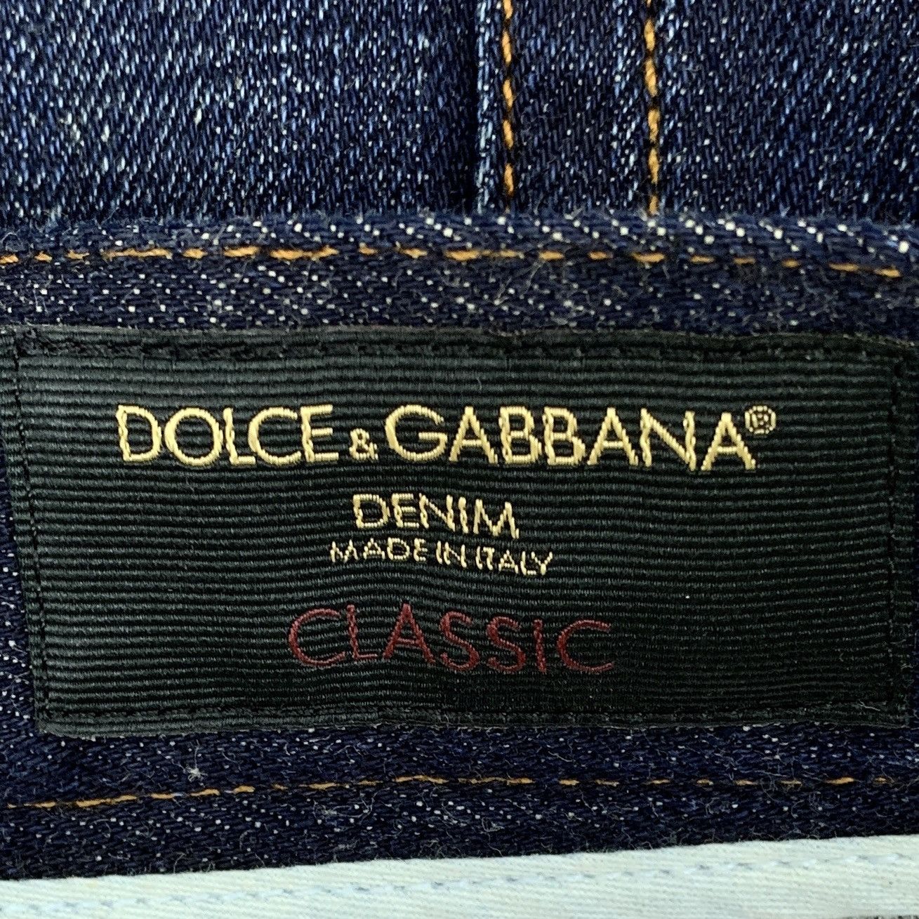 Dolce & Gabbana Dolce Gabbana Dark Blue Cotton Denim Pants K26WX Size US 36 / EU 52 - 6 Thumbnail