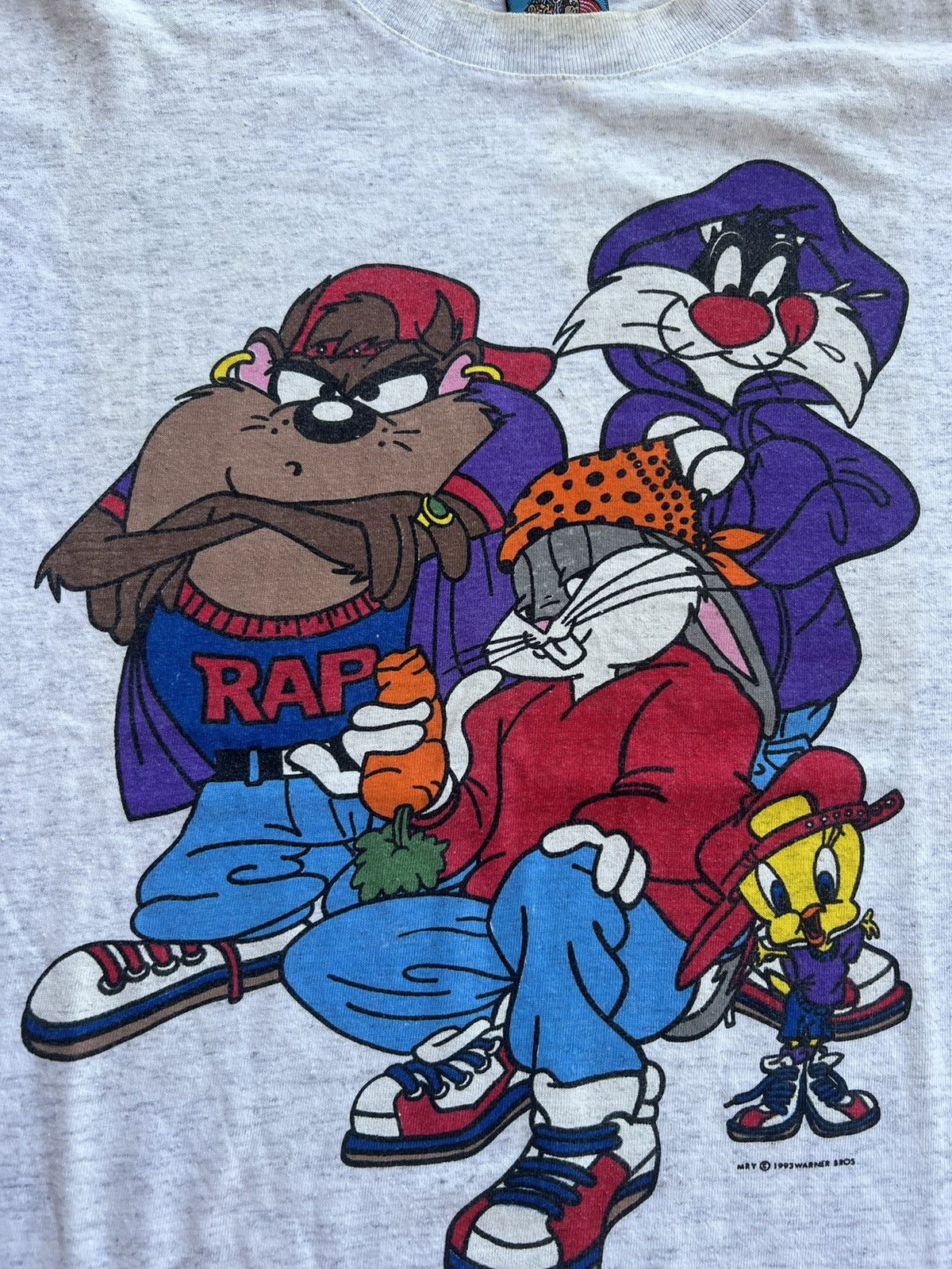Cartoon Network × Vintage × Warner Bros Vintage 1993 Hip Hop Freeze Looney Tunes Bugs Bunny Size US L / EU 52-54 / 3 - 7 Thumbnail
