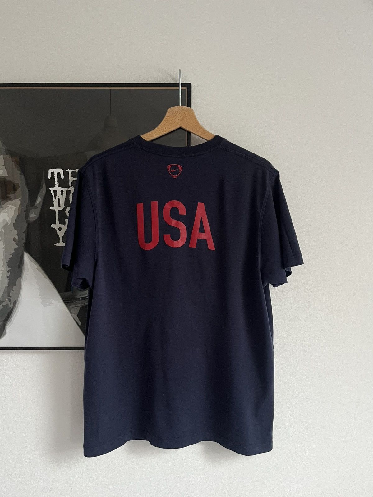 Nike × Vintage Vintage 90s 00s NIKE USA T Shirt Size US L / EU 52-54 / 3 - 2 Thumbnail
