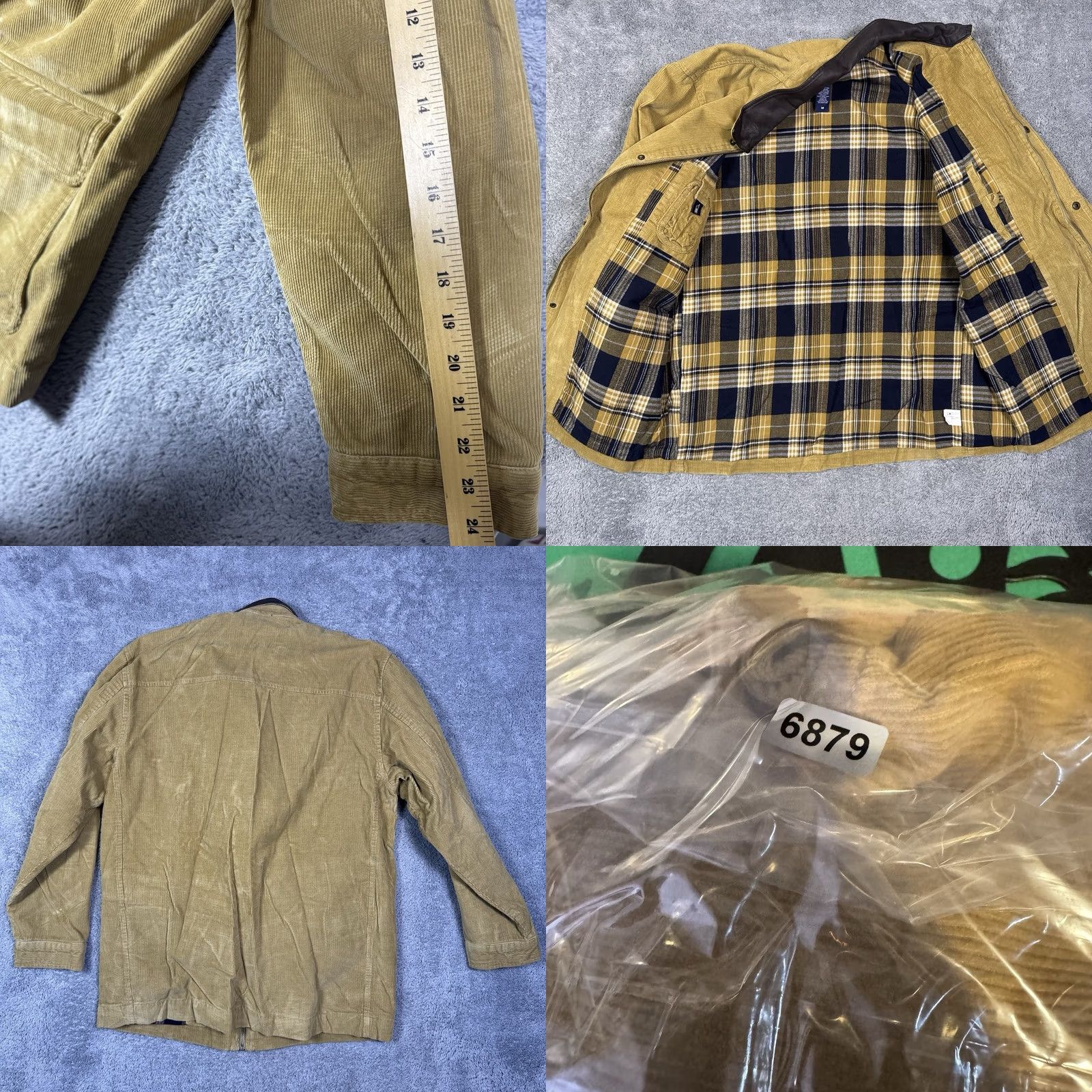 Ralph Lauren Ralph Lauren Chaps Jacket Men M Corduroy Leather Flannel Chore Field Barn Crest Size US M / EU 48-50 / 2 - 9 Thumbnail