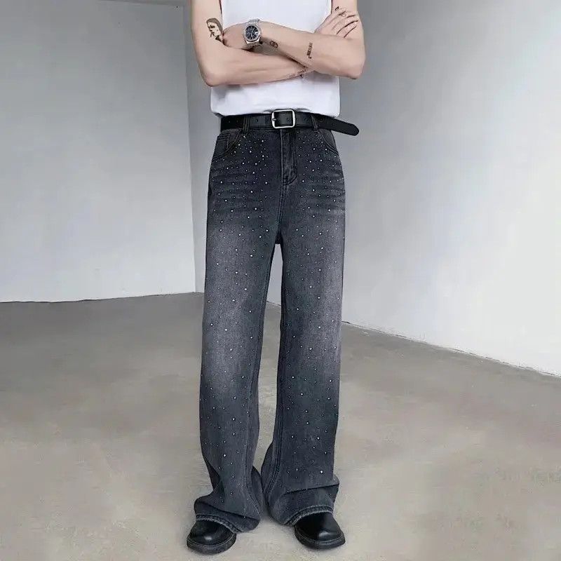 Japanese Brand Diamond Fade Worn Jeans Size US 32 / EU 48 - 1 Thumbnail