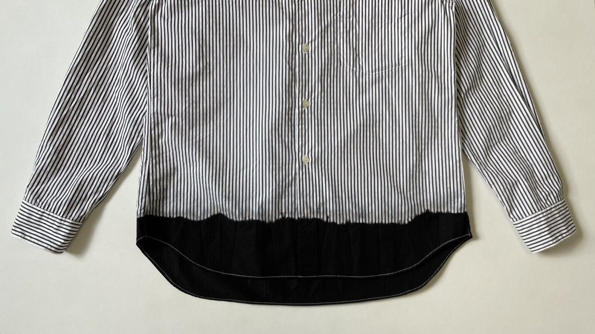 Comme des Garcons ‘Dip Dye Hem’ Striped Cotton Shirt Size US M / EU 48-50 / 2 - 6 Thumbnail