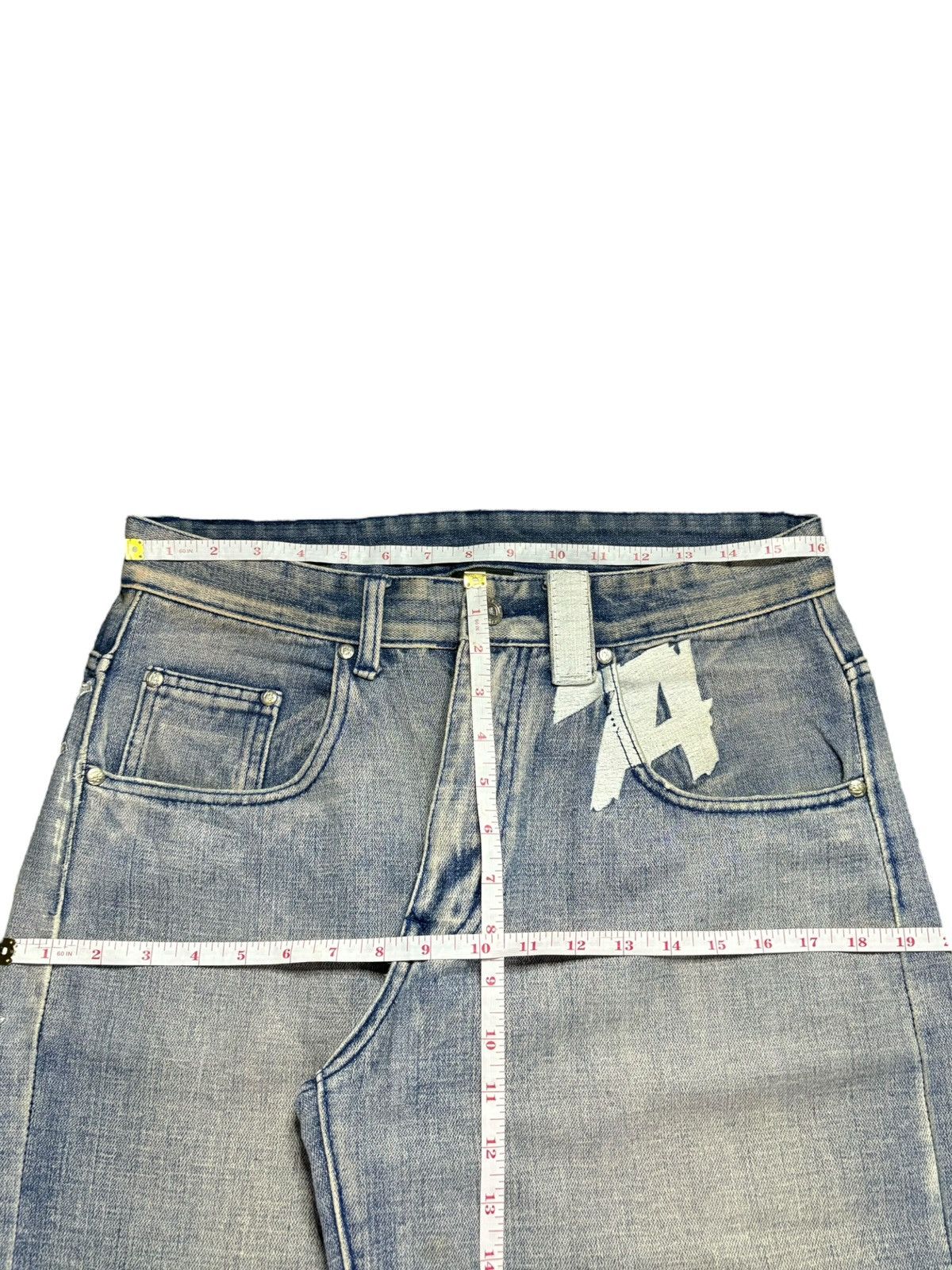 Japanese Brand Vintage Japanese Brand L.A GANGSTA Spell Out Baggy Jeans Size US 32 / EU 48 - 13 Thumbnail