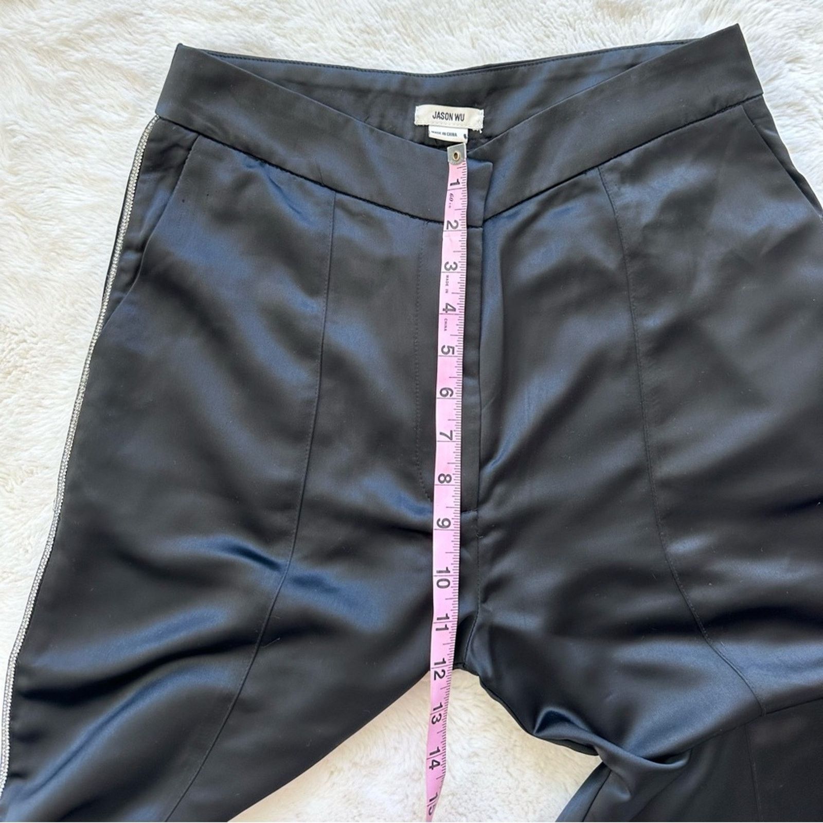 Jason Wu women atlas pants with crystals size 6 US