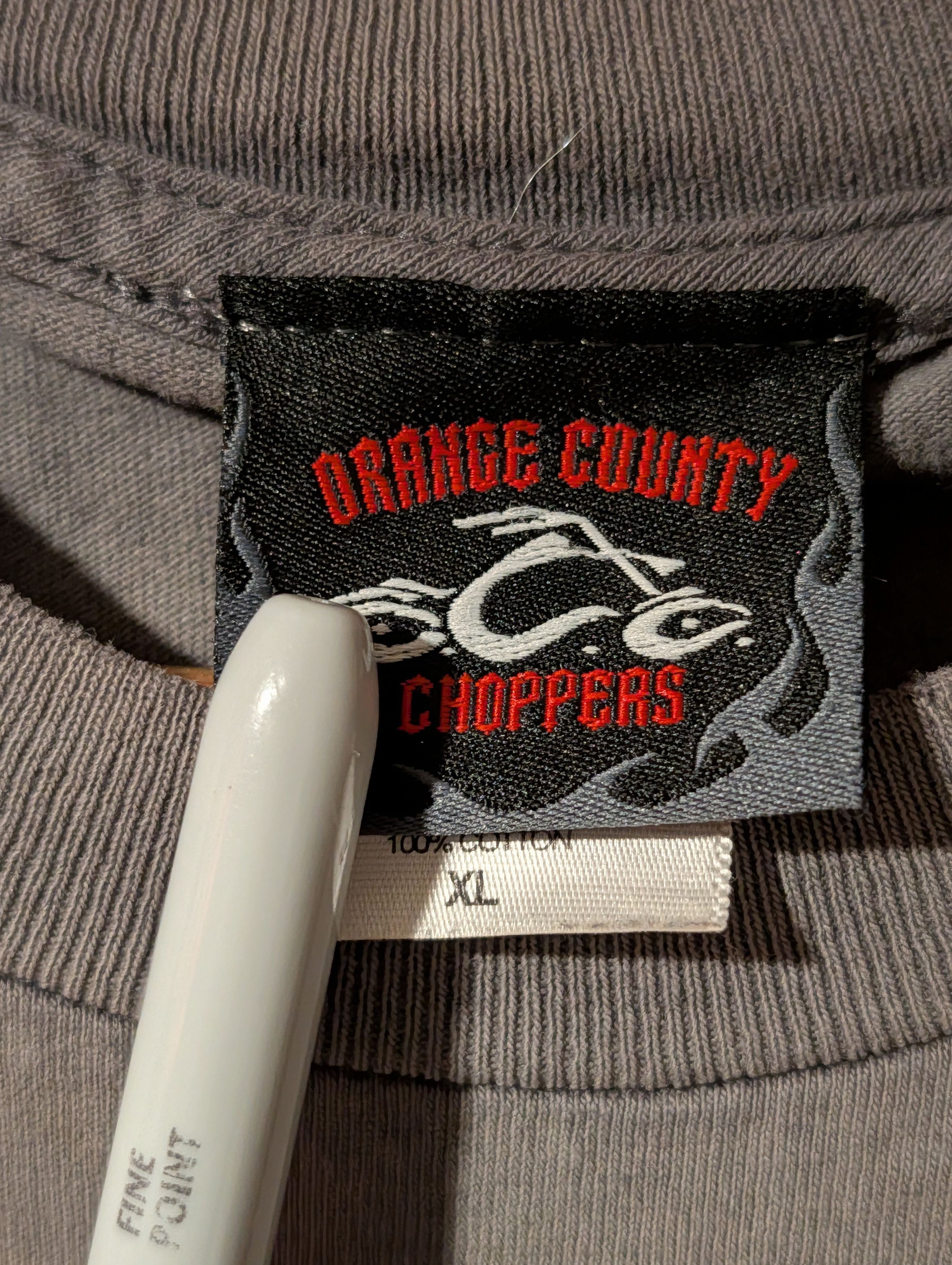 Harley Davidson Vintage 2004 Orange County Choppers Motorcycle Biker T-Shirt Size US XL / EU 56 / 4 - 3 Thumbnail