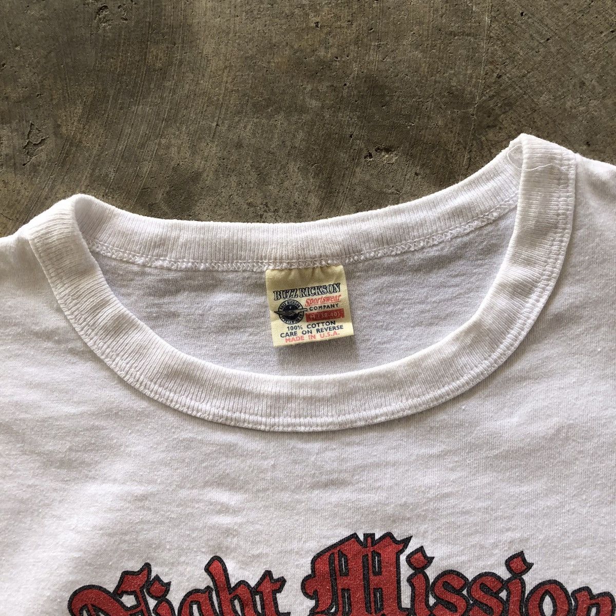 Buzz Rickson's BUZZ RICKSON Sportswear Night Mission T-Shirt Size US M / EU 48-50 / 2 - 7 Thumbnail
