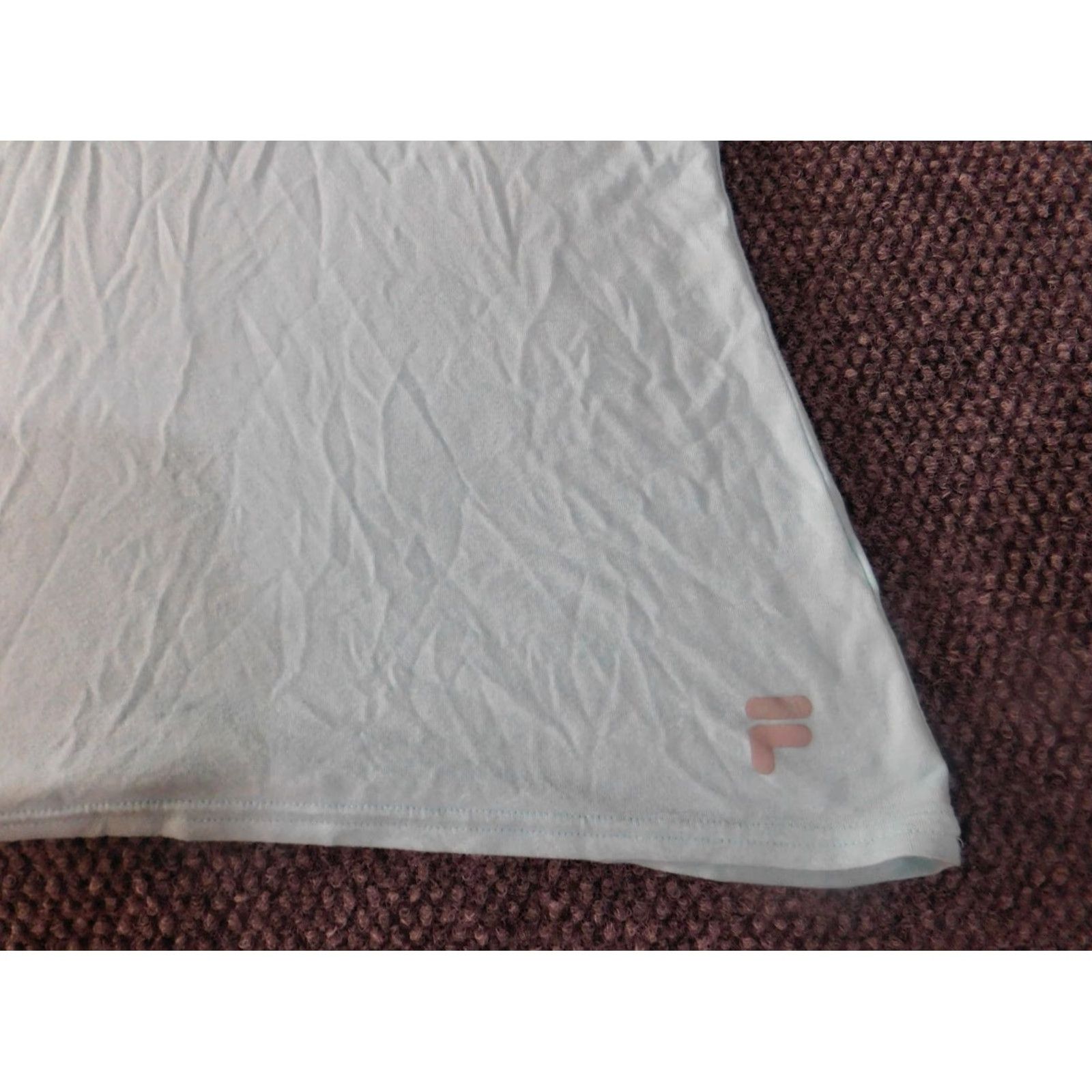 Fila FILA Shirt Medium Blue Activewear Short Sleeve Crew Neck Logo Athletic Stretch Women M Regular Pullover Sports T-Shirt towels? Size M / US 6-8 / IT 42-44 - 4 Thumbnail