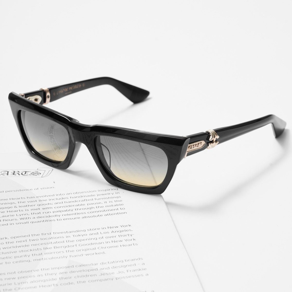 Chrome Hearts CHROME HEARTS CLITERALLY BLACK -18KGP SUNGLASSES Size ONE SIZE - 2 Thumbnail