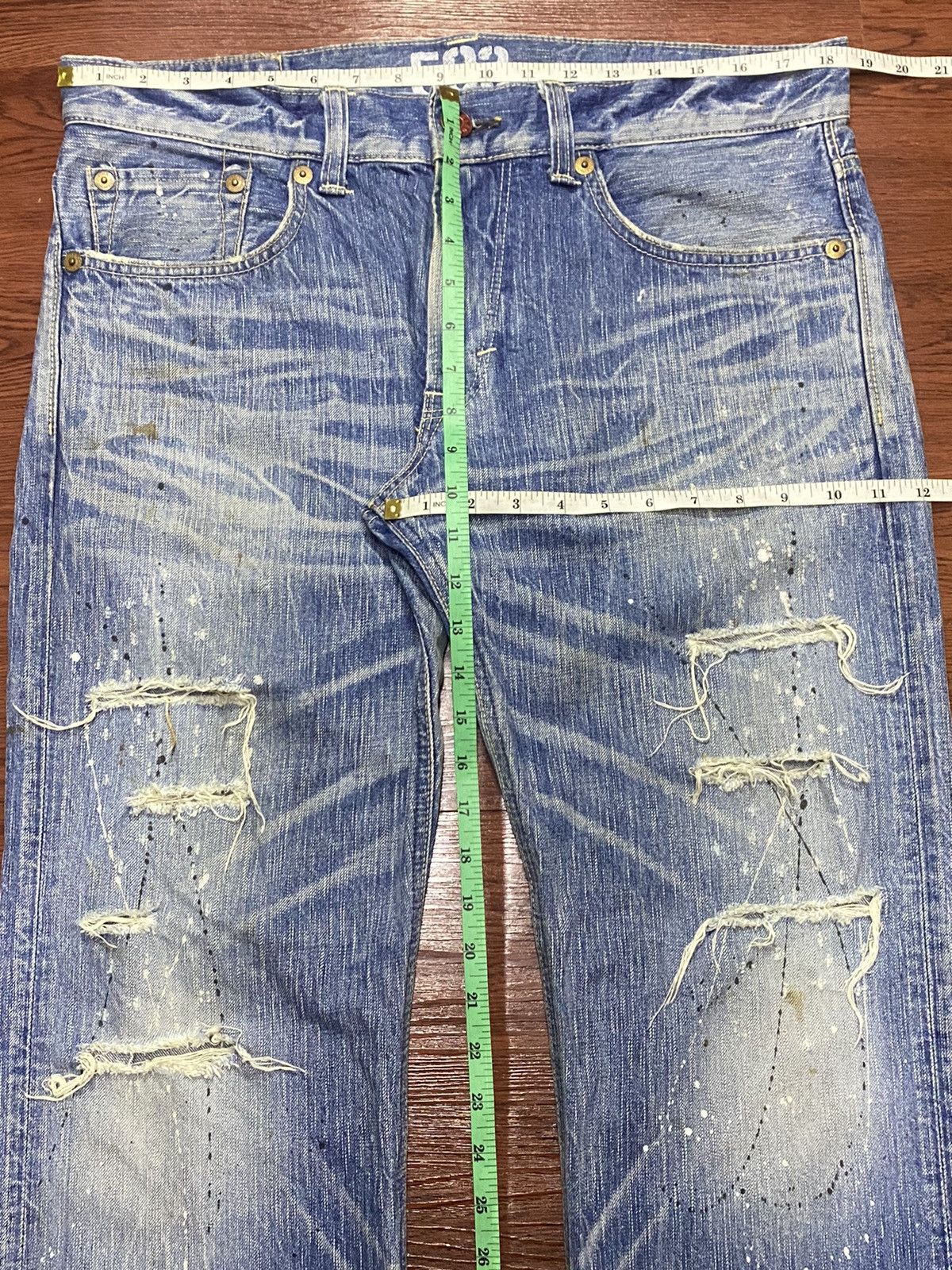 Japanese Brand Vintage Japanese Brand Edwin Blue Trip Flare Jeans Size US 37 - 14 Thumbnail