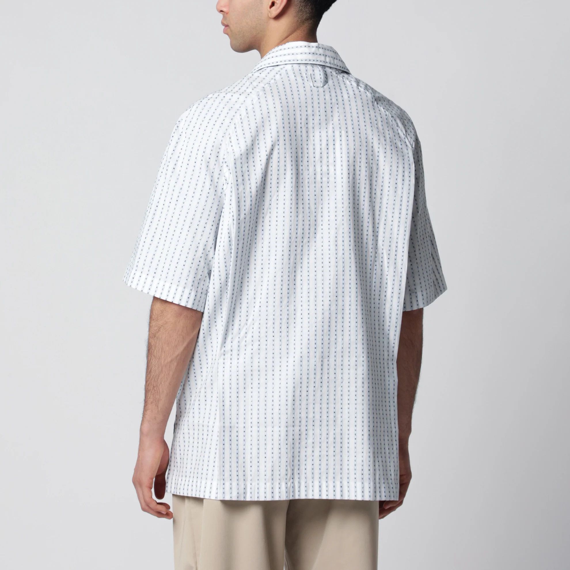 Jacquemus o1d2blof0526 Cotton Short Sleeve Button Shirt in Multicolor Size US S / EU 44-46 / 1 - 2 Thumbnail