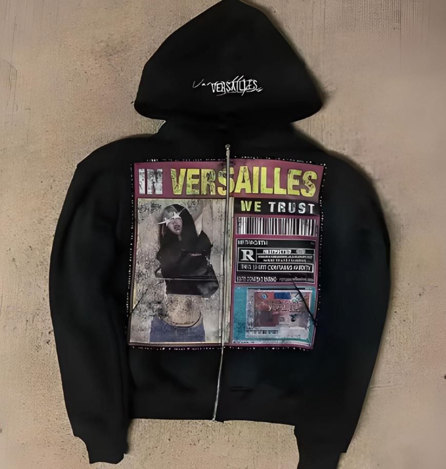 Other Black Retro Fashion Printed Pattern Hoodie Size US S / EU 44-46 / 1 - 1 Thumbnail