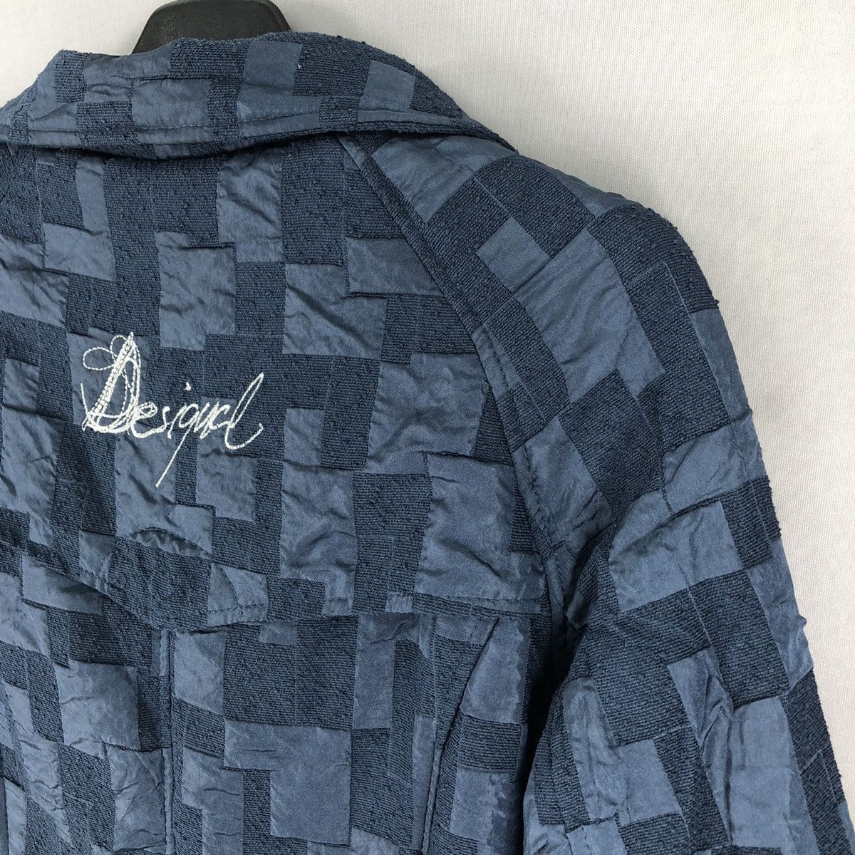 Desigual Vintage Desigual Women Down Jacket Embroidered Logo Checker Size S / US 4 / IT 40 - 5 Thumbnail