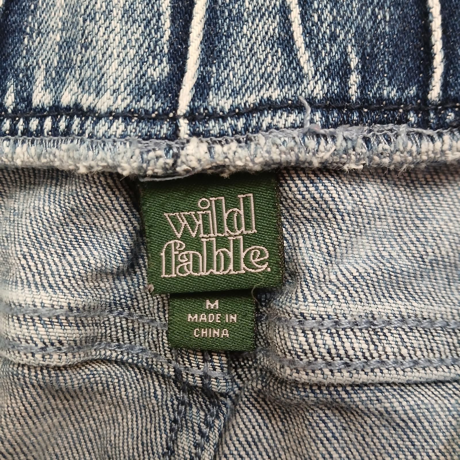 Designer Wild Fable Women's Denim Joggers - Size M - Vintage Wash Size 32" / US 10 / IT 46 - 4 Thumbnail