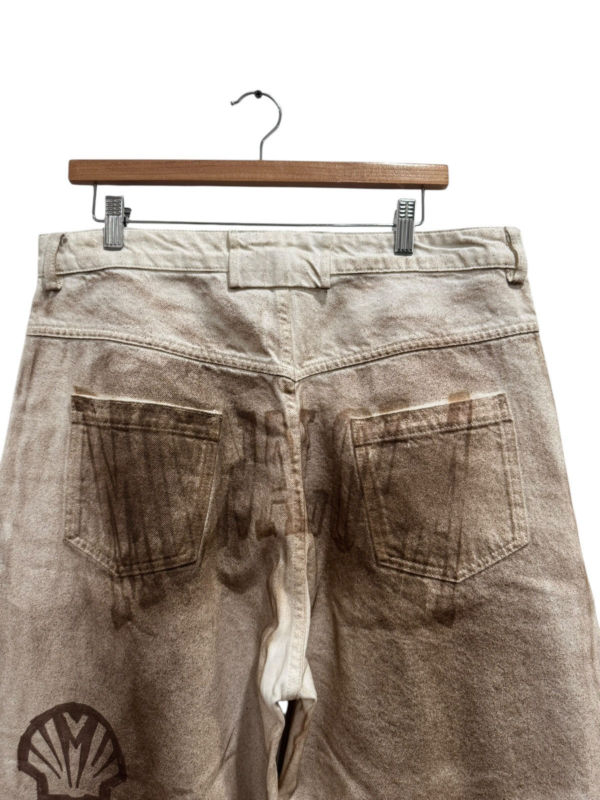 Mowalola Mowalola x Travis Scott Cactus Jack Logo Cargo Pants Ash Size US 32 / EU 48 - 7 Thumbnail