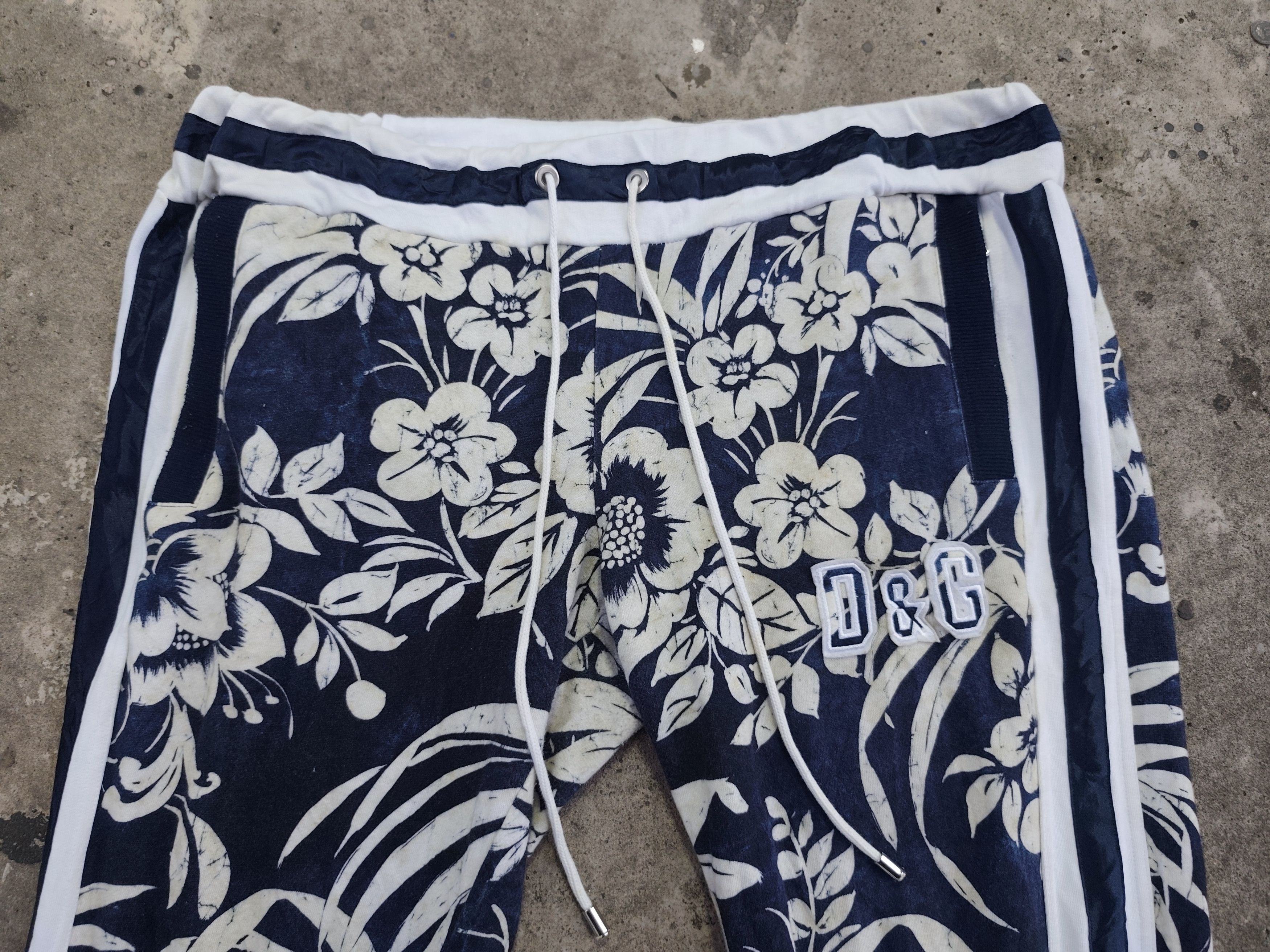 Dolce & Gabbana D&G Dolce & Gabbana Floral Print Track Pants Size 41" - 3 Thumbnail