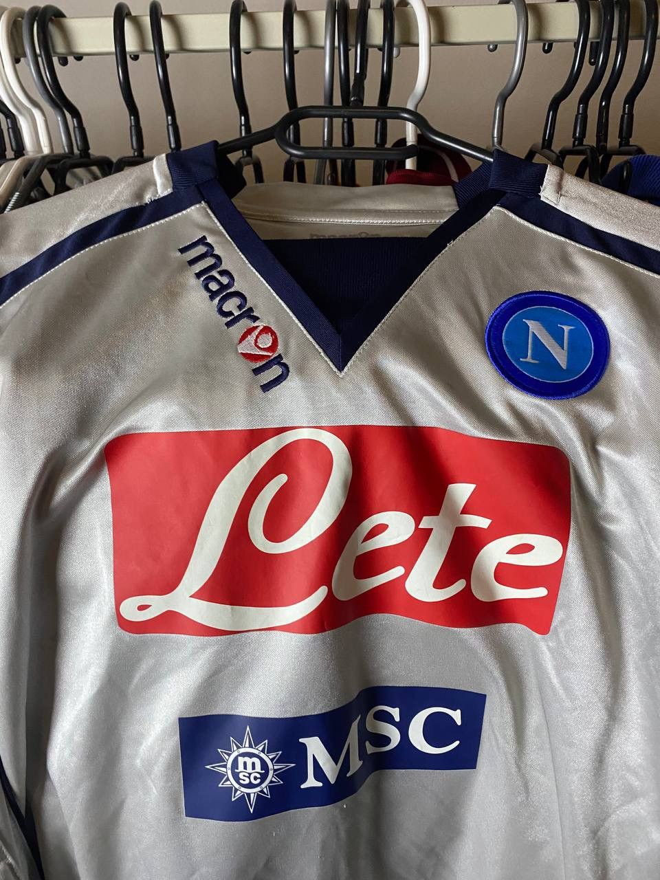 Macron Macron Napoli match worn goalkeeper jersey Size US M / EU 48-50 / 2 - 5 Thumbnail