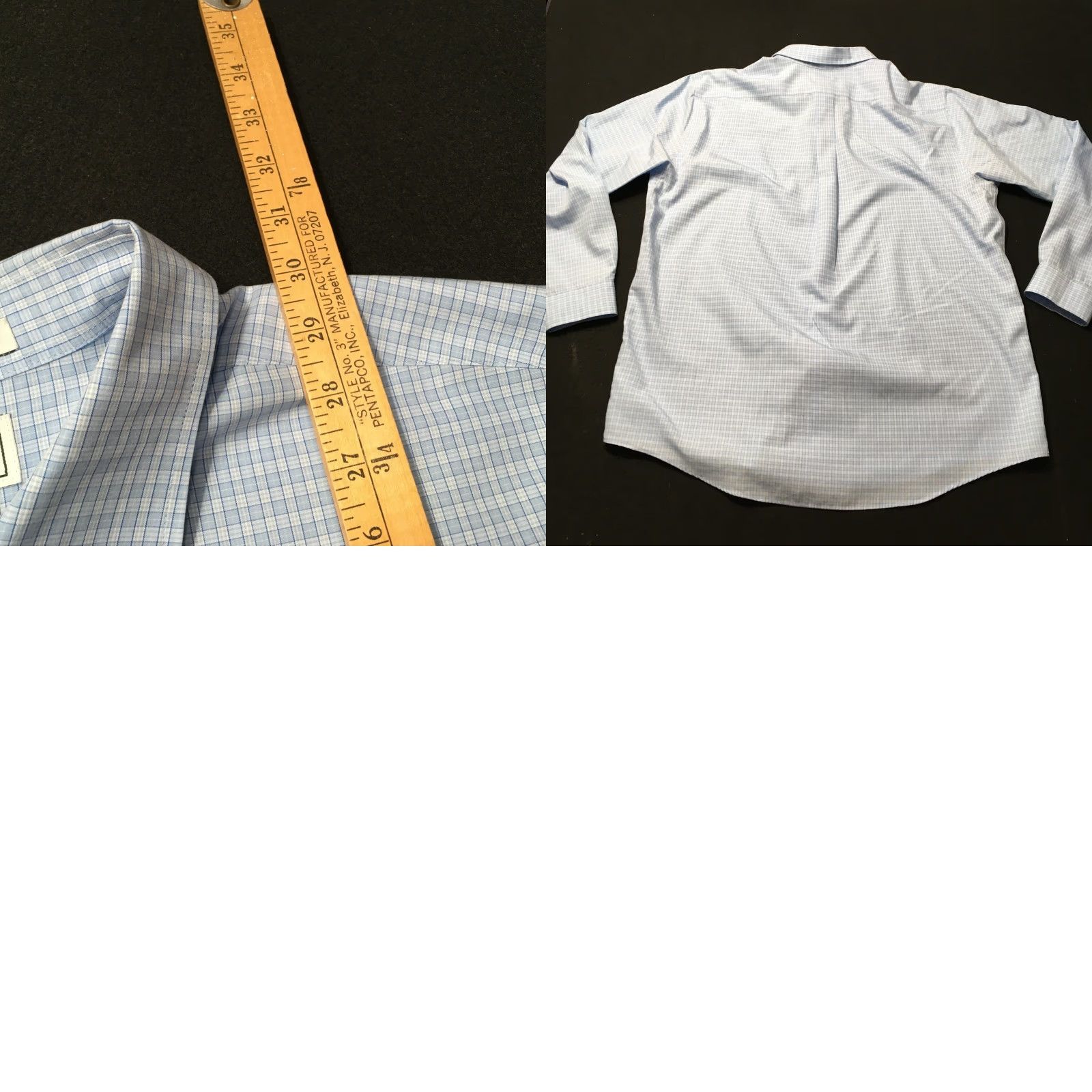 Vintage L.L. Bean Shirt Large Regular Wrinkle Resistant Button-Up Long Sleeve Blue Cotton Check Size US L / EU 52-54 / 3 - 8 Thumbnail