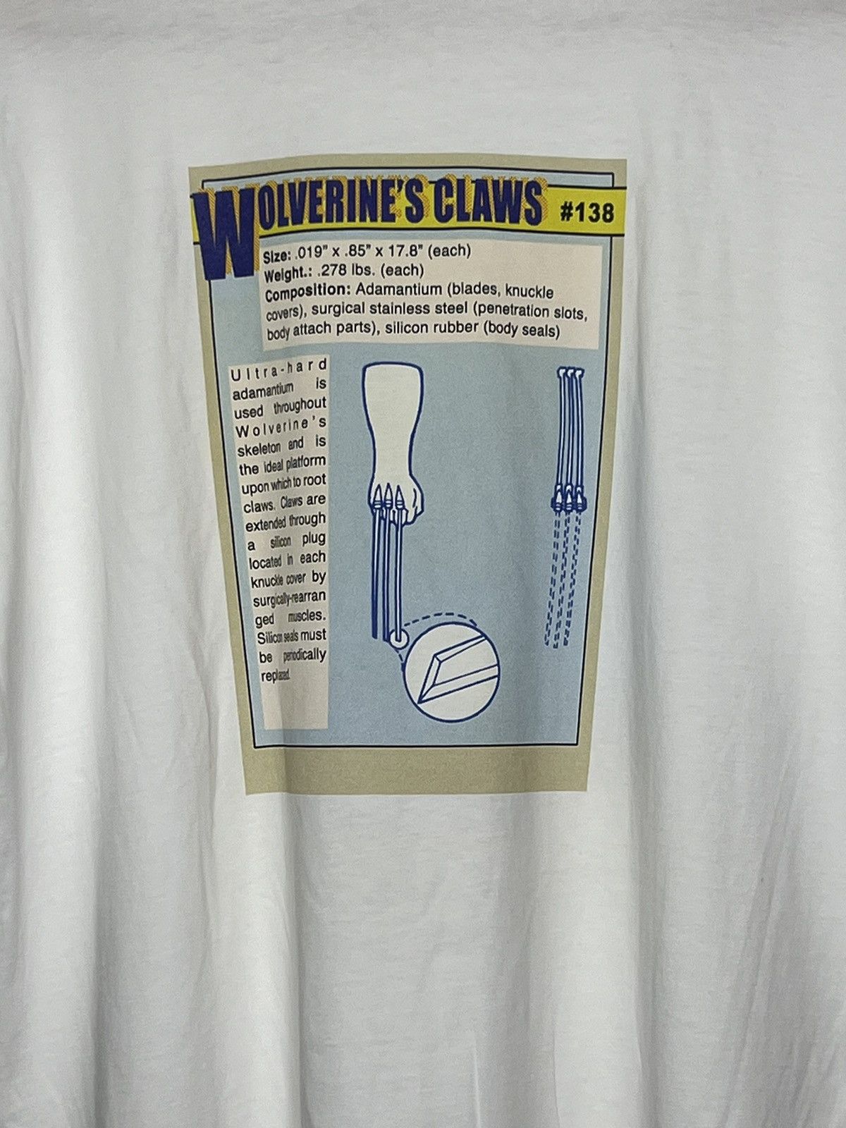 Kith × Vintage Kith x Marvel X-Men Wolverine Card Vintage Tee Size US L / EU 52-54 / 3 - 5 Thumbnail
