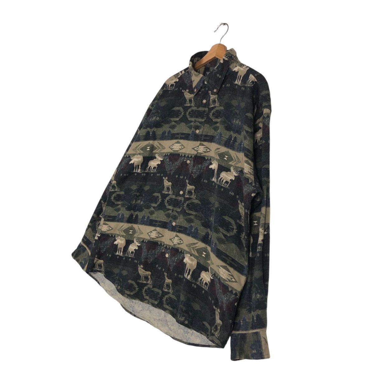 Japanese Brand × Vintage 📌VINTAGE CAMOUFLAGE SHIRT JACKET INDIGO PACIFIC CREST Size US XL / EU 56 / 4 - 3 Thumbnail