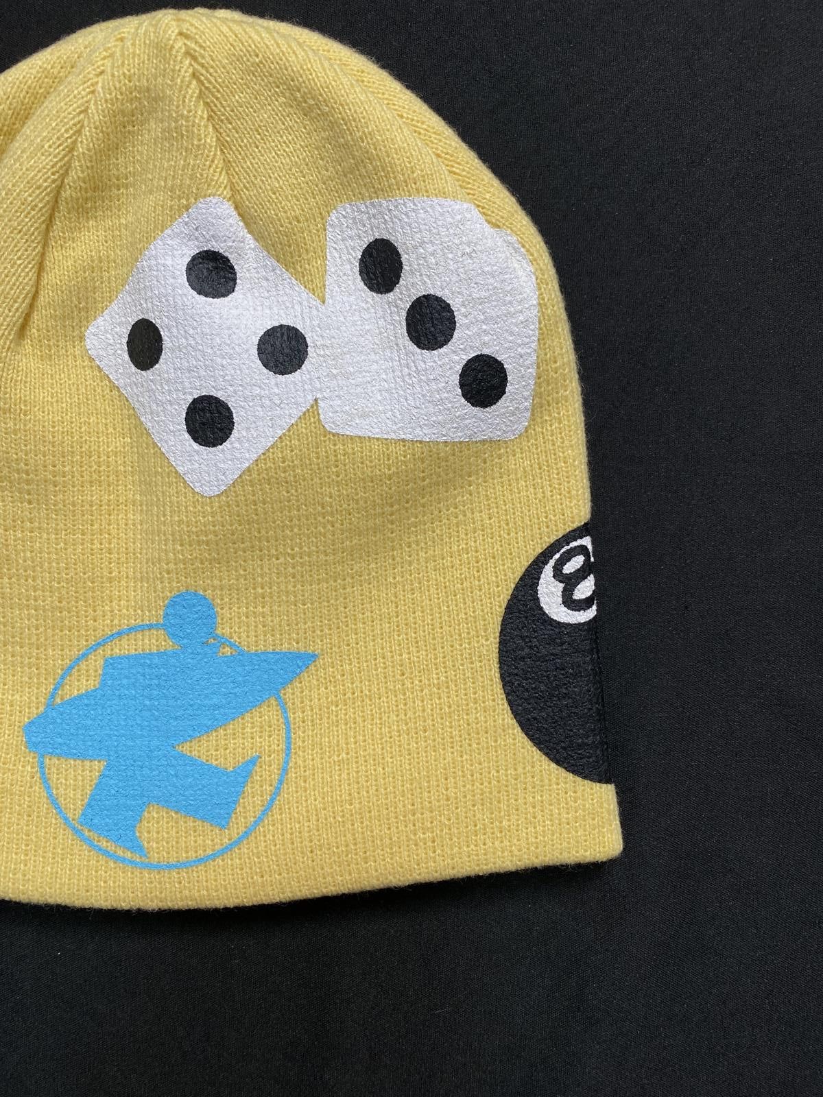Stussy Rare Stussy Mixed Logo No Cuff Knit Skull Cap Yellow Beanie Size ONE SIZE - 5 Thumbnail