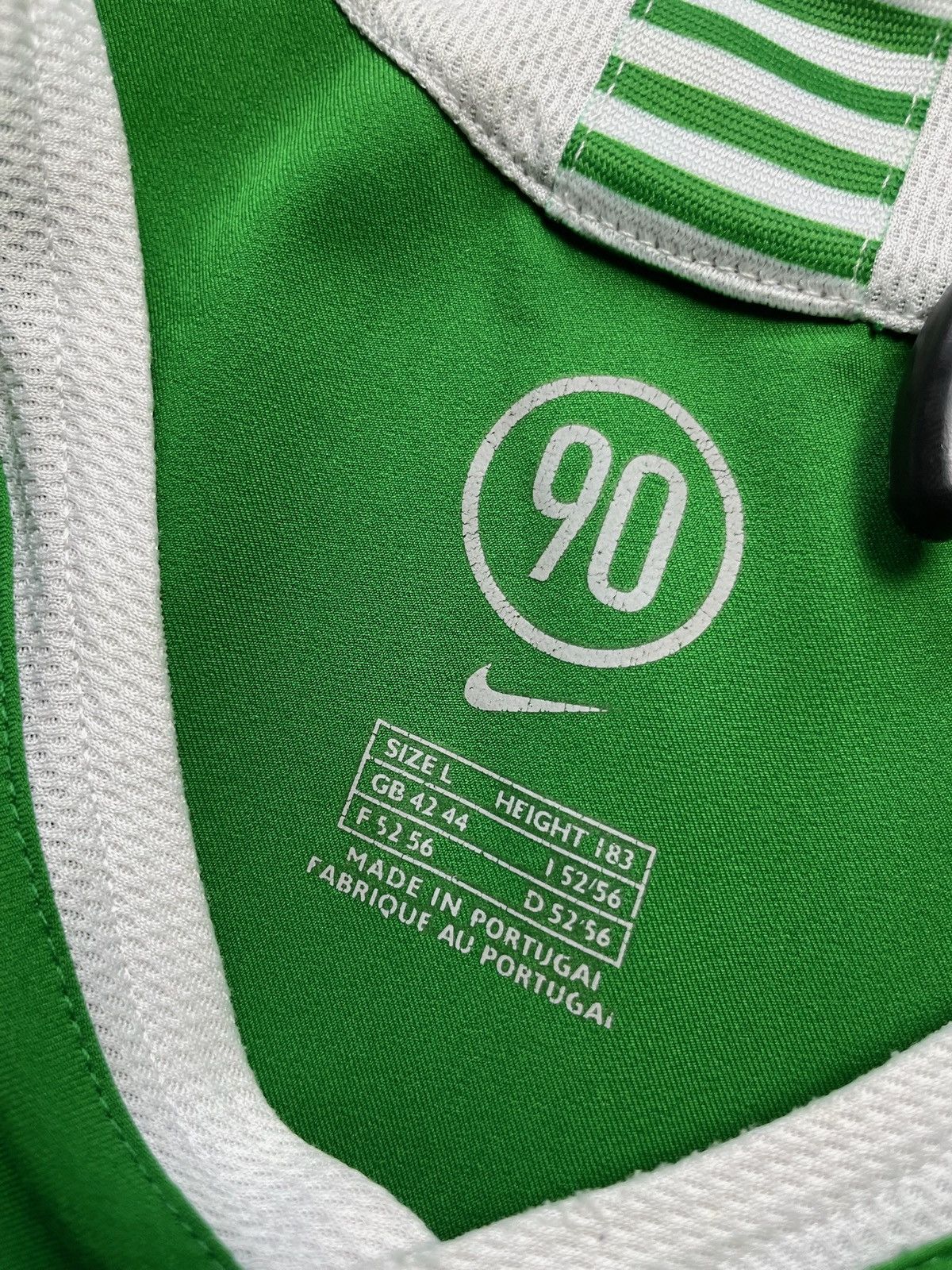 Nike × Vintage Vintage Nike Celtic soccer jersey size L green Size US L / EU 52-54 / 3 - 5 Thumbnail