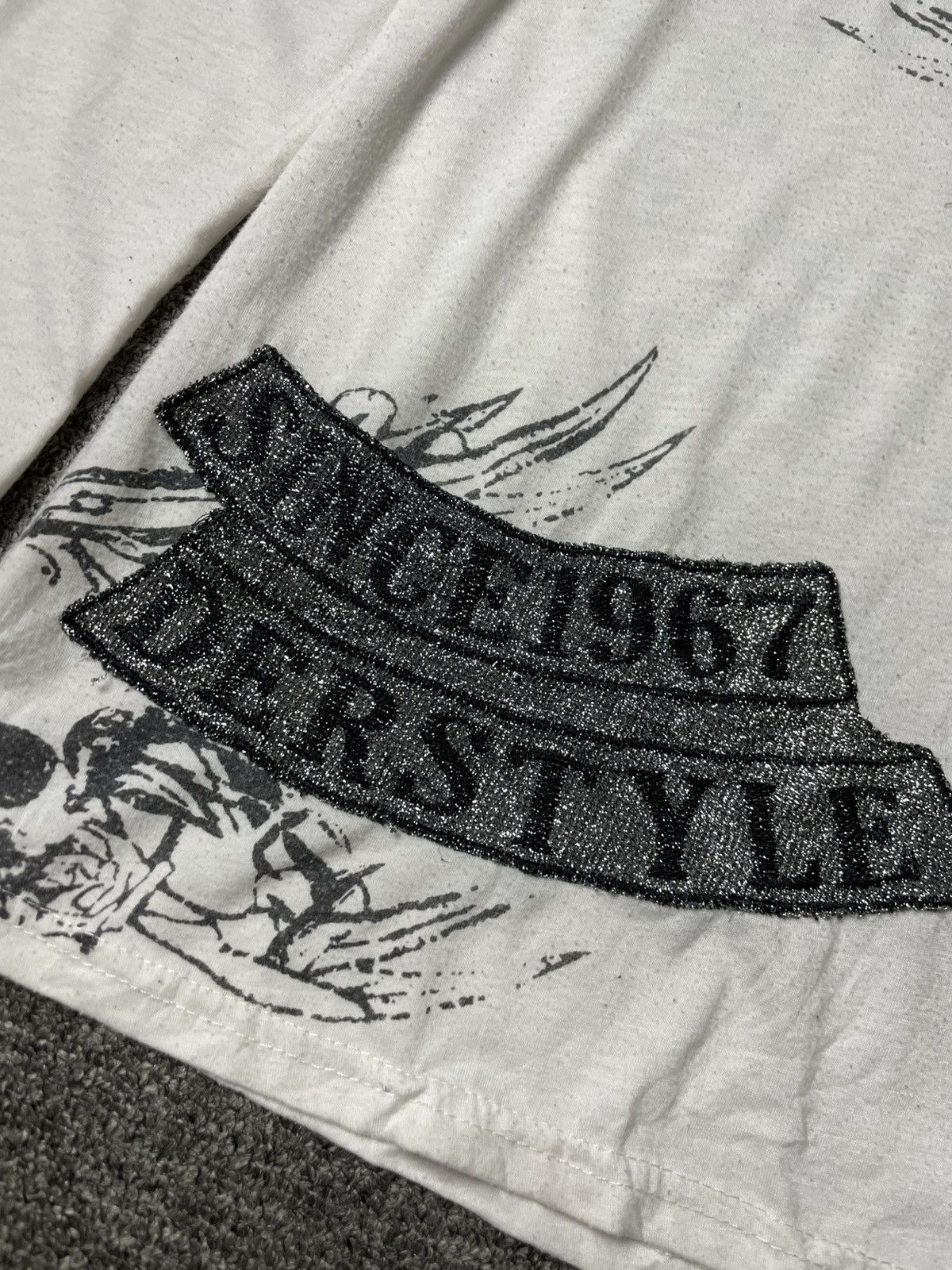 If Six Was Nine × Japanese Brand × Le Grande Bleu (L.G.B.) Edge Line Brand Skull Backhit Long Sleeves (63) Size US XXS / EU 40 - 7 Thumbnail