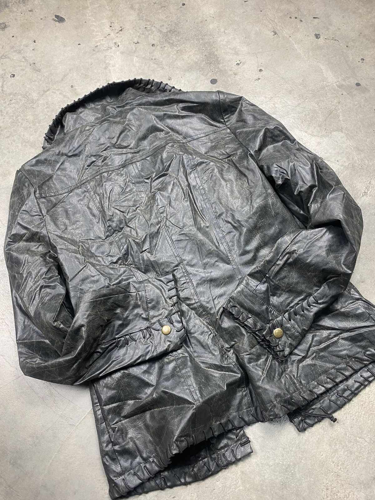 If Six Was Nine × Renuar Renuar Girl Gothic Bondage String Jacket Size S / US 4 / IT 40 - 6 Thumbnail