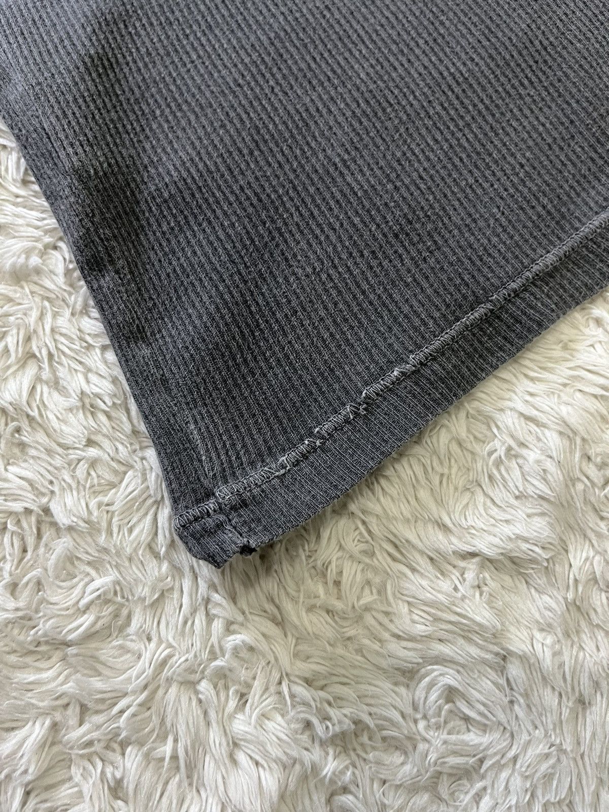Raf Simons raf simons SS04 black faded ribbed tee Size US L / EU 52-54 / 3 - 20 Thumbnail