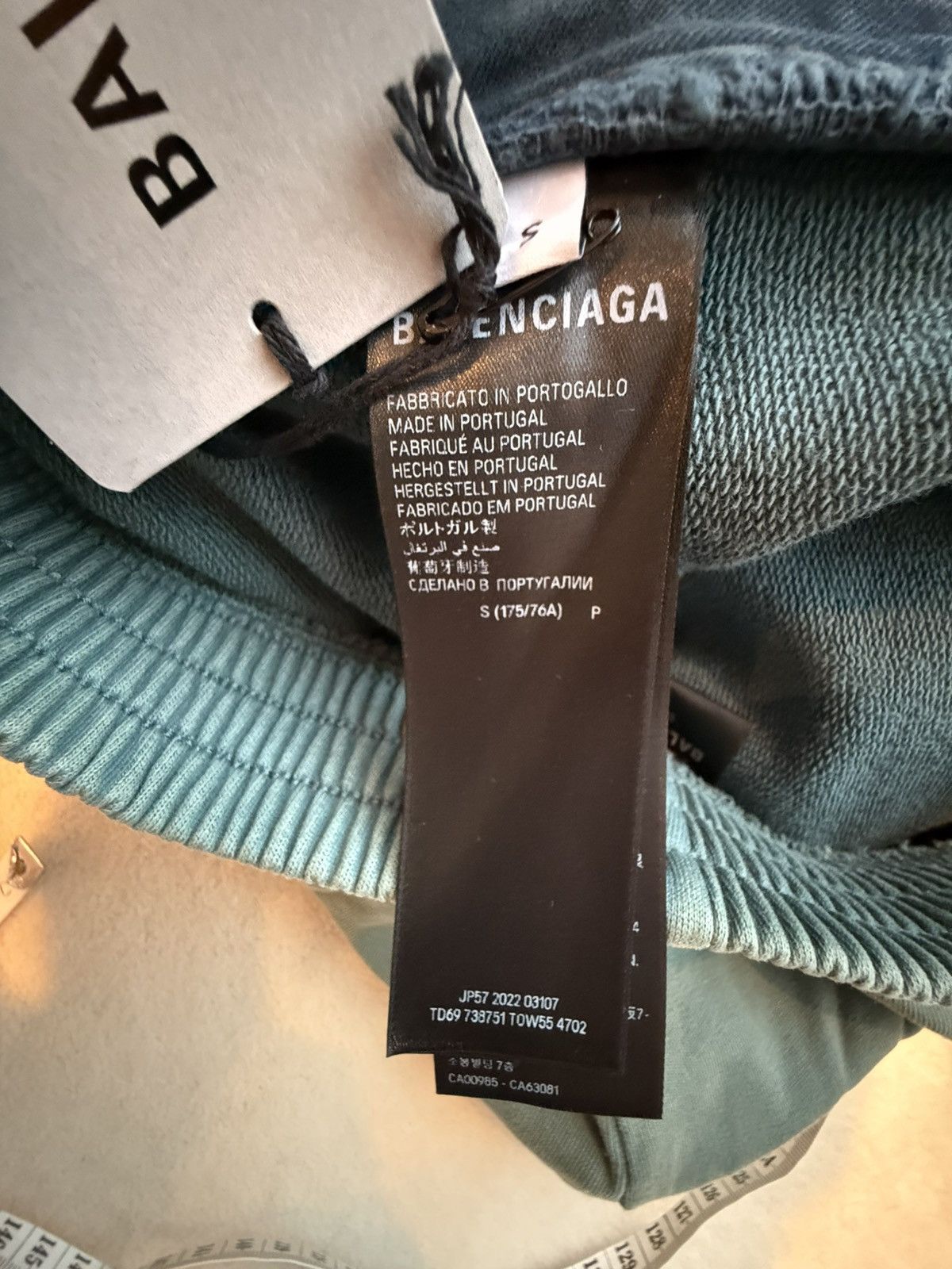 Balenciaga SS23 Balenciaga mud show hybrid baggy jeans joggers sweats Size US 32 / EU 48 - 23 Thumbnail