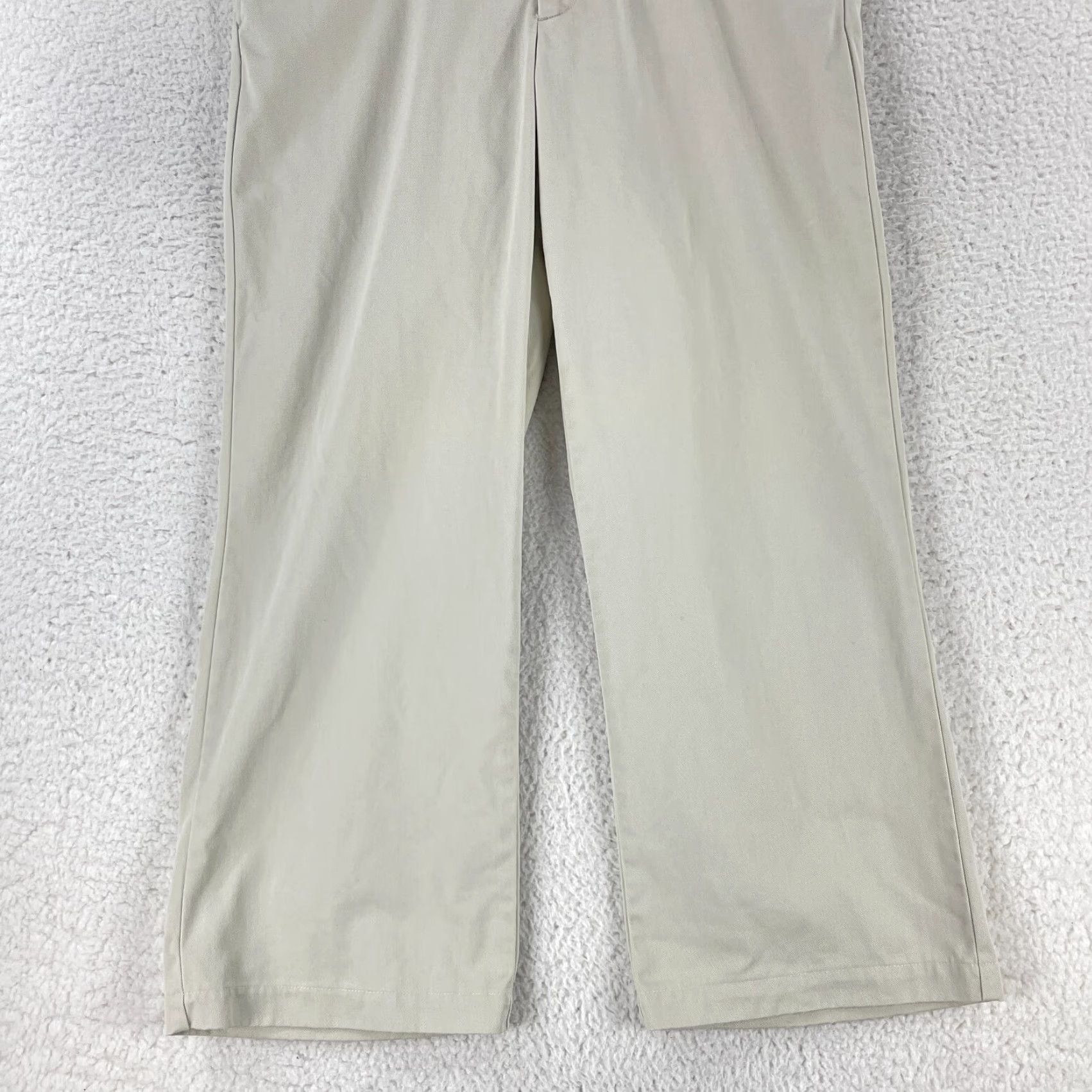Ralph Lauren Ralph Lauren Pants Womens Size 12 Beige Straight Leg Cropped Mid-Rise Casual Size 34" / US 12 / IT 48 - 3 Thumbnail