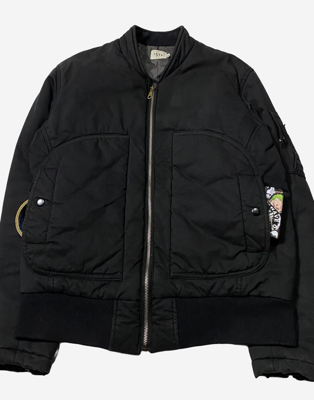 Japanese Brand 516 BOMBER DOWN NYLON JACKET Size US M / EU 48-50 / 2 - 6 Thumbnail