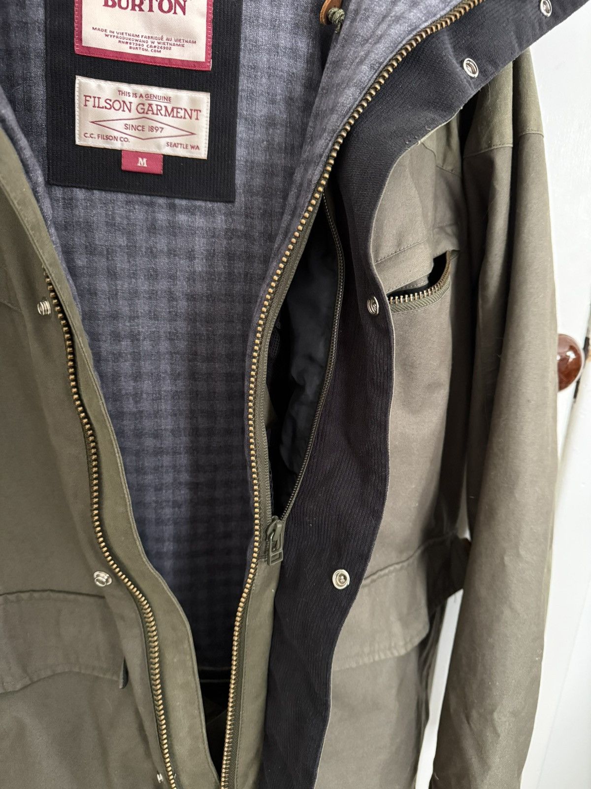 Burton Burton x Filson Frontier Ski & Snowboard Jacket Size US M / EU 48-50 / 2 - 8 Thumbnail