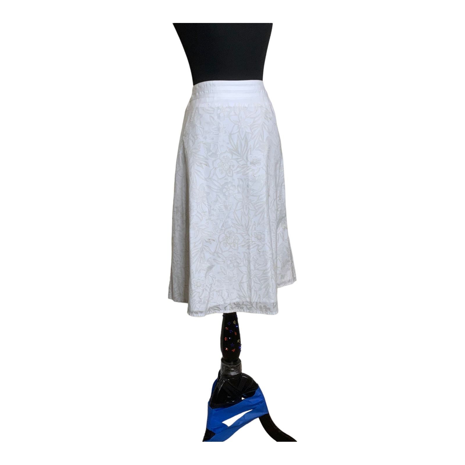 Croft & Barrow Croft & Barrow floral A lined lined midi skirt size size 12 Size 34" / US 12 / IT 48 - 4 Thumbnail