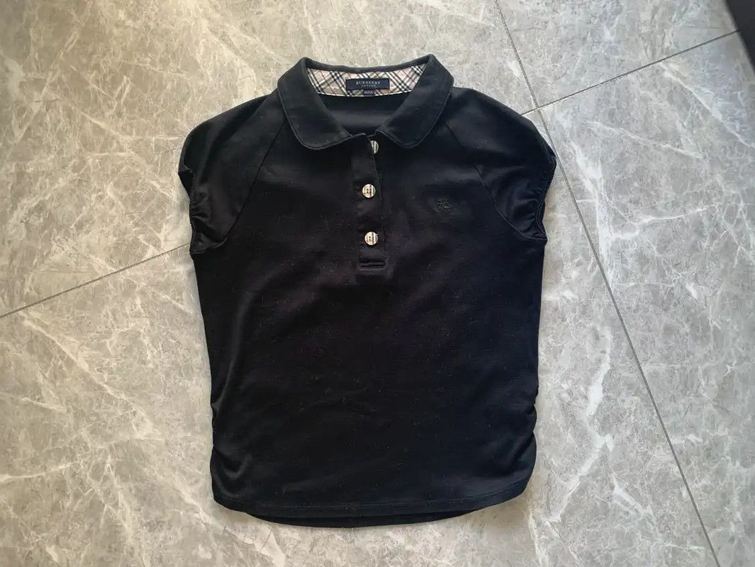 Burberry Burberry Black Cotton Short Sleeve T-Shirt Size S / US 4 / IT 40 - 1 Thumbnail