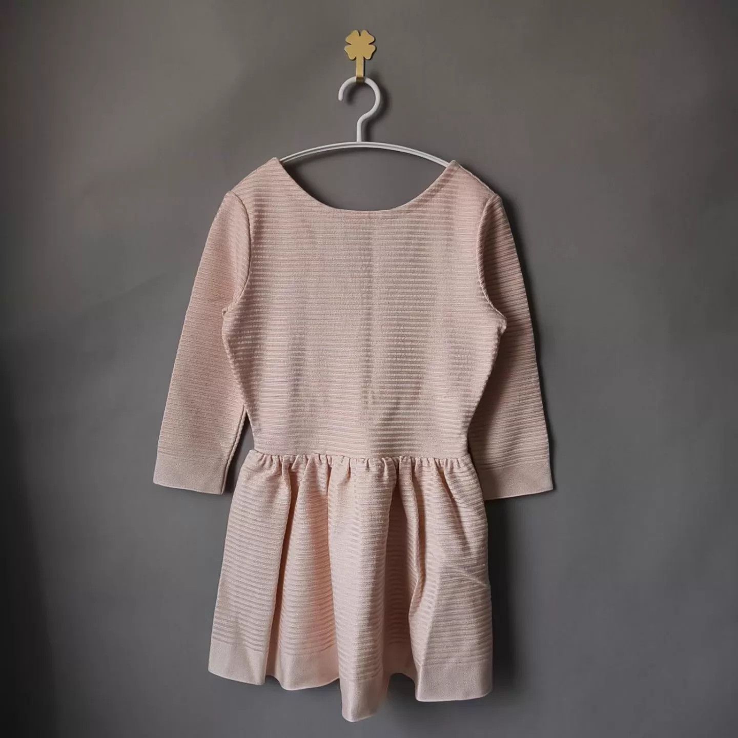 Dior Dior Light Pink Back V-neck Silk Dress Size XS / US 0-2 / IT 36-38 - 2 Thumbnail