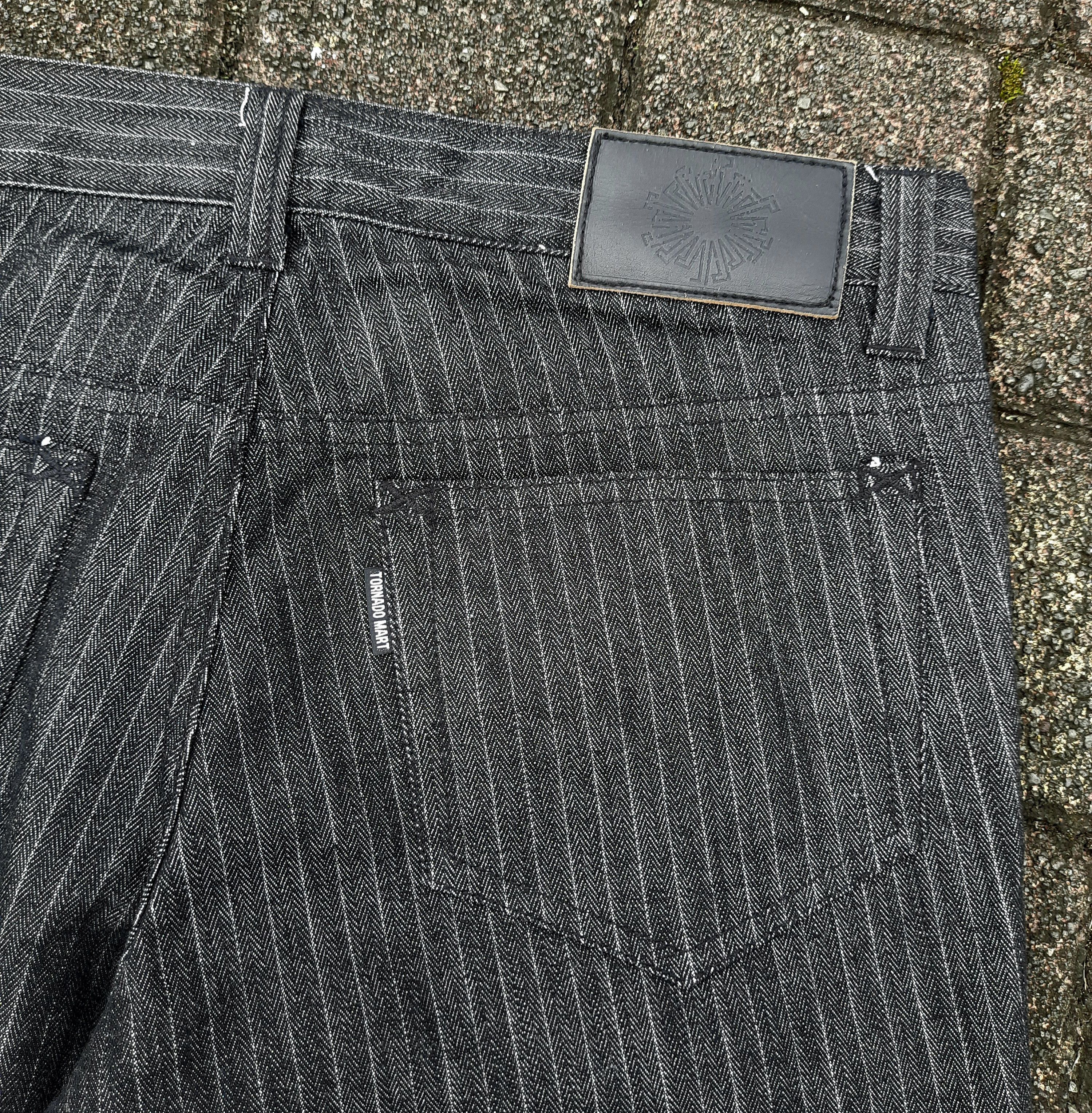 Tornado Mart TORNDO MART Stripe Flare Jeans Size US 33 - 5 Thumbnail