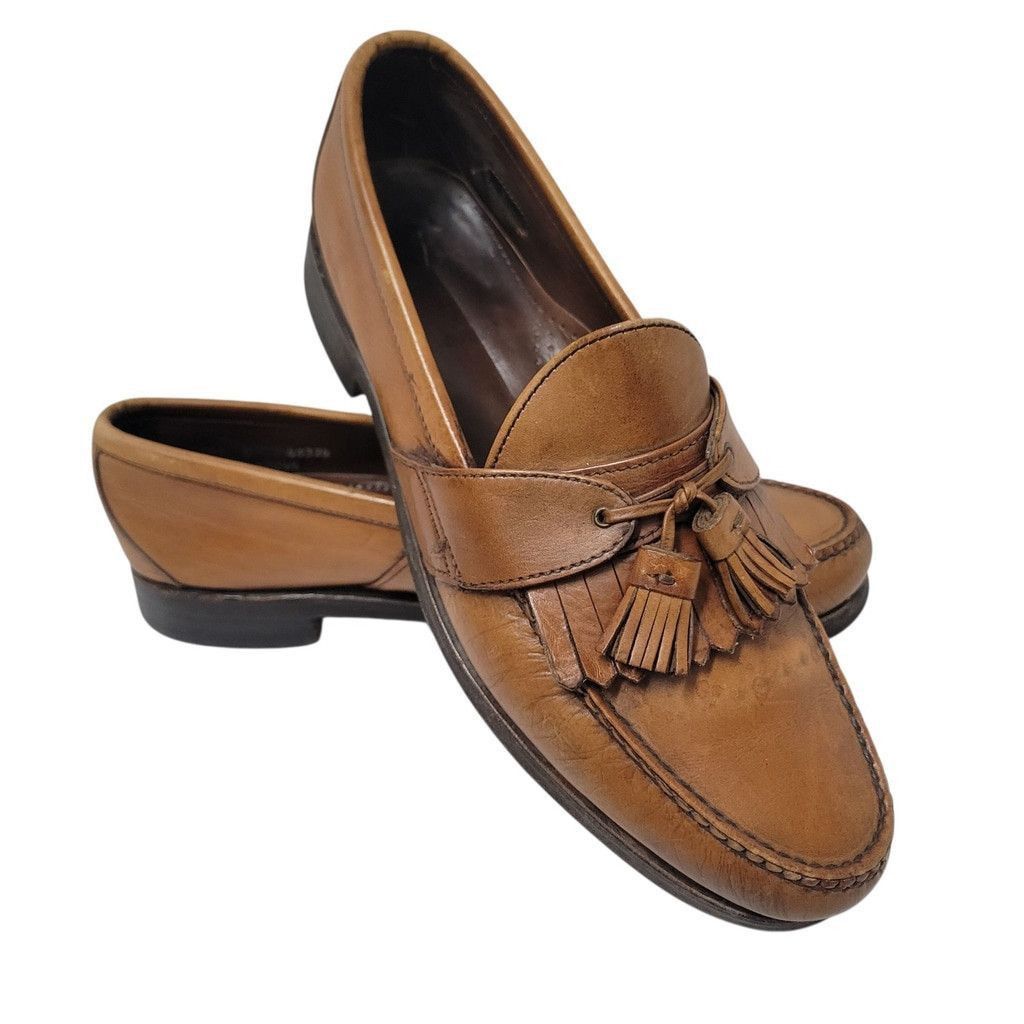 Allen Edmonds Allen Edmonds Enfield Tassel Loafers Size 12 Men's Brown Size US 12 / EU 45 - 2 Thumbnail