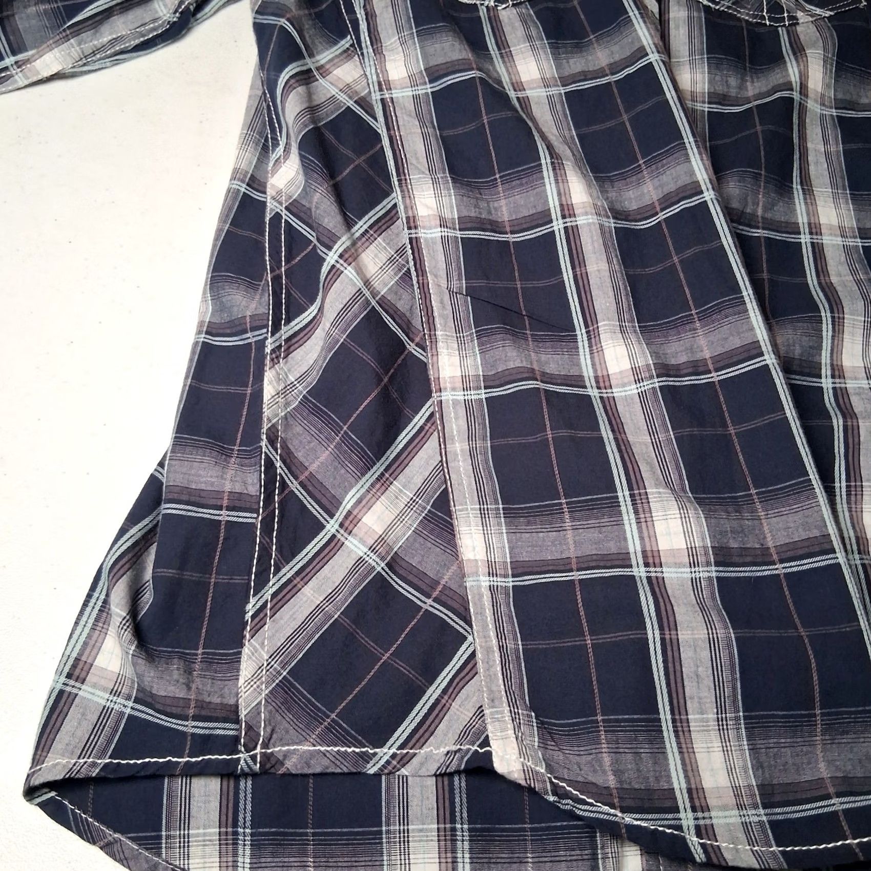 Vintage VINTAGE Red Snap Clothing Company Western Shirt Pair Men Medium Plaid Red Blue Ranch NEW Size US M / EU 48-50 / 2 - 5 Thumbnail