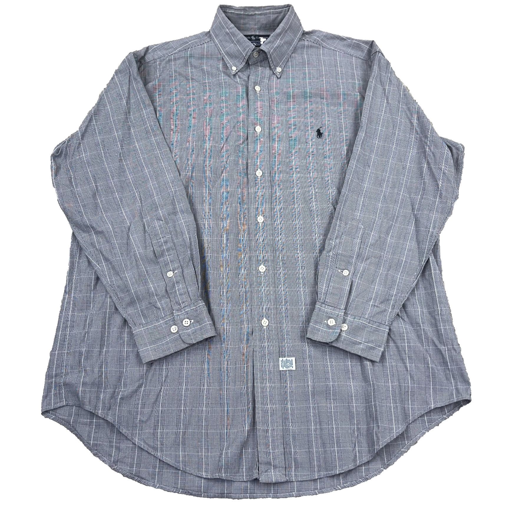Polo Ralph Lauren Polo Ralph Lauren Shirt Men 16 32 Black Button Up Yarmouth Houndstooth Plaid Pinpoint Size US L / EU 52-54 / 3 - 2 Thumbnail