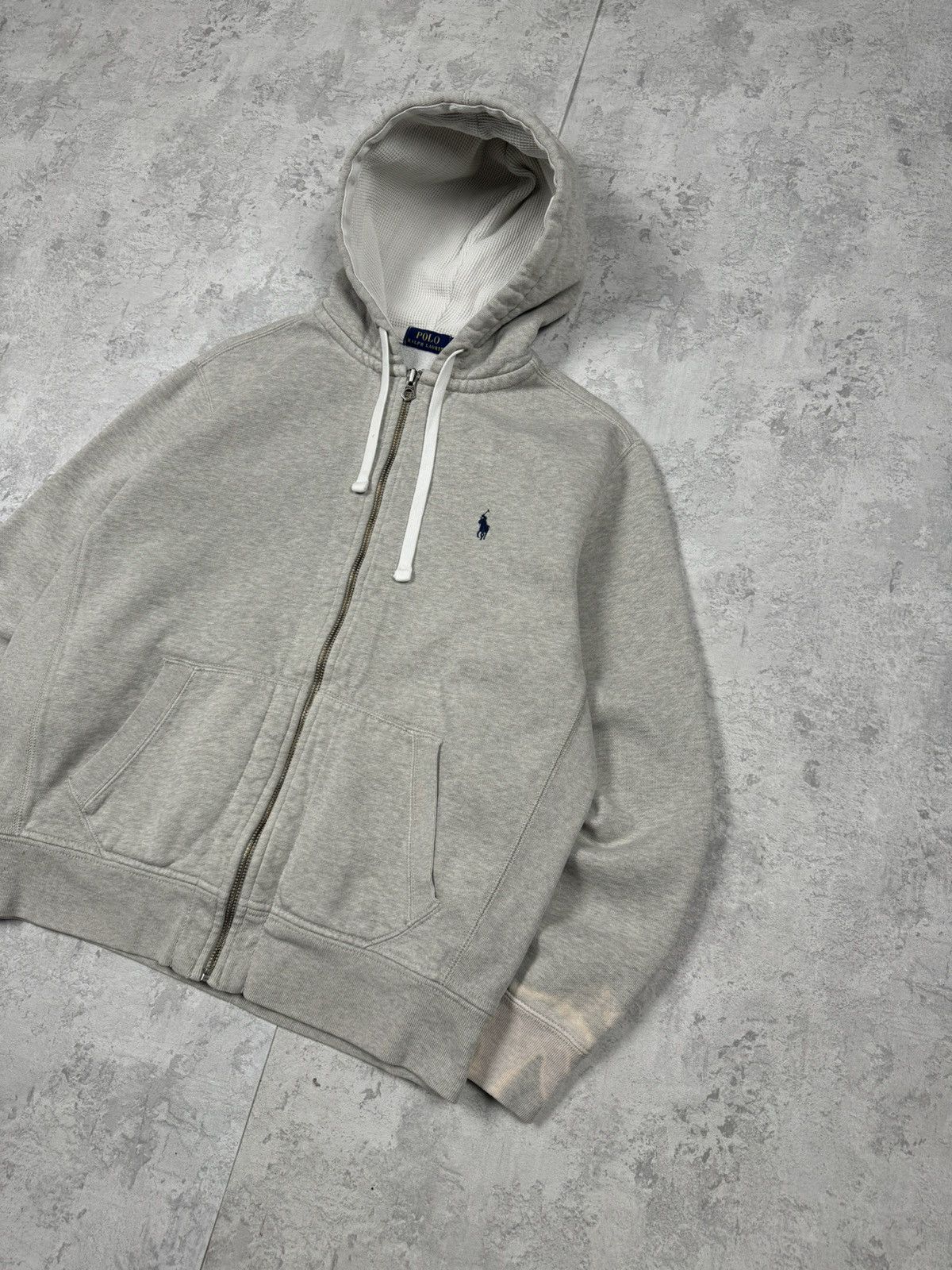 Polo Ralph Lauren Polo Ralph Lauren Y2K Gray Zip Hoodie Size L Size US L / EU 52-54 / 3 - 3 Thumbnail