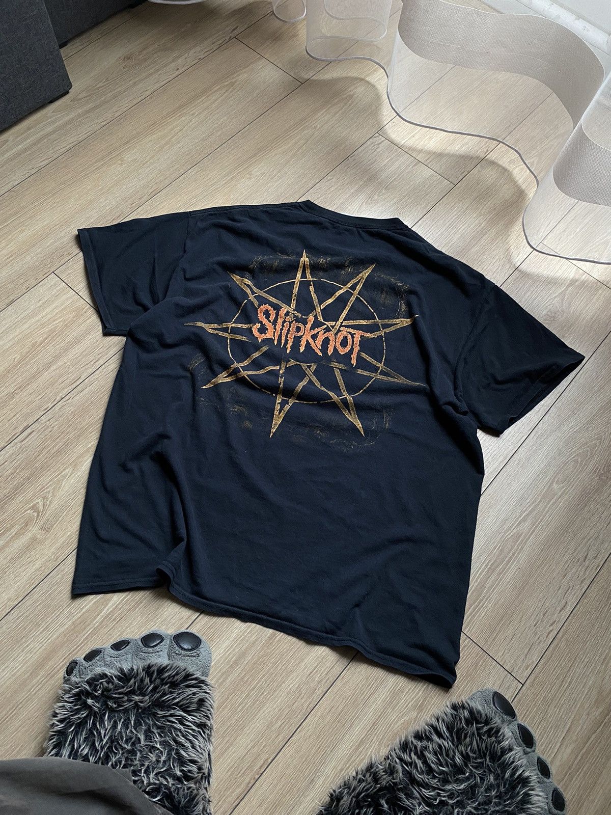 Slipknot × Vintage 🎸SLIPKNOT 00’S ROCK BAND TEE Size US XL / EU 56 / 4 - 2 Thumbnail